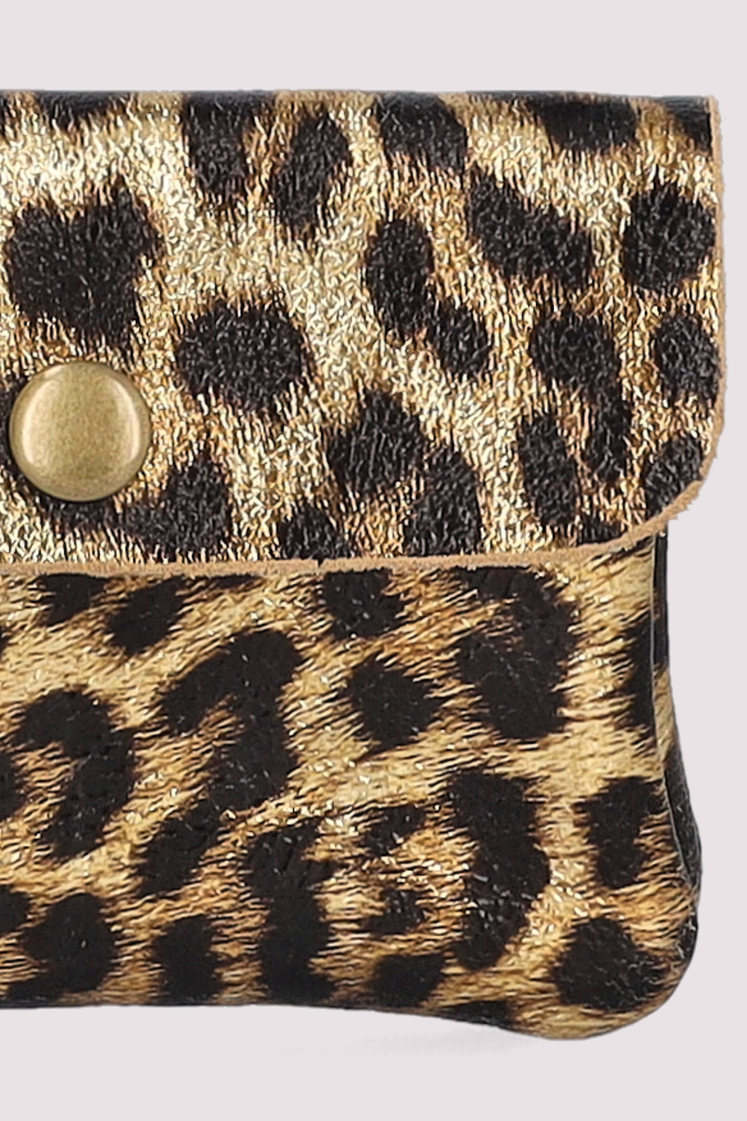 Crazy Lou Leopard Portemonnaie Damen