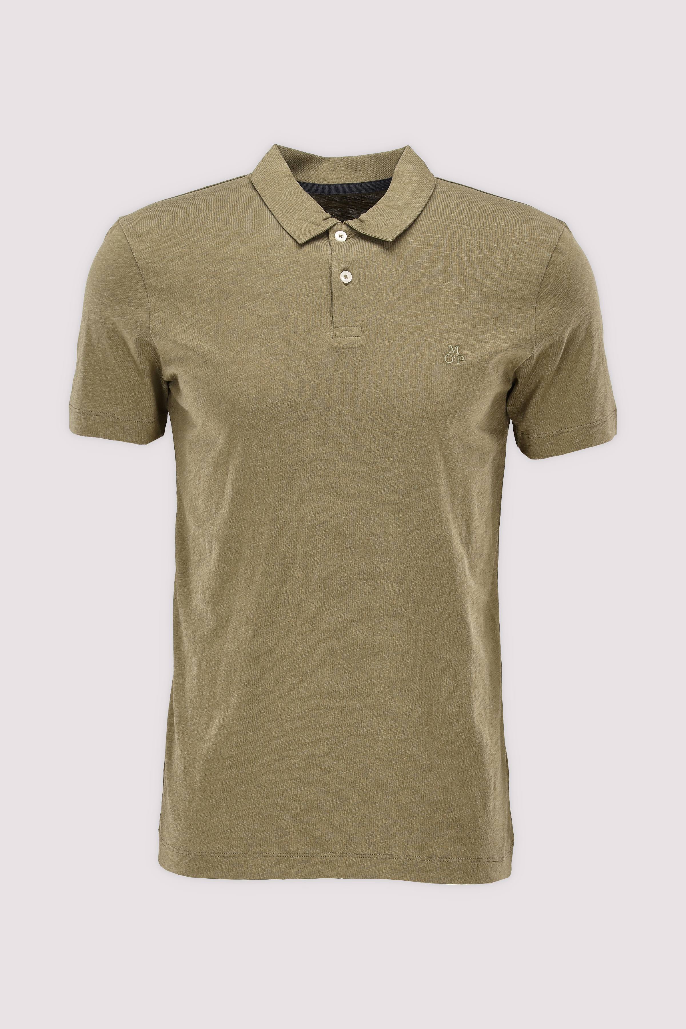 Kurzarm-Poloshirt Marc O'Polo Grün