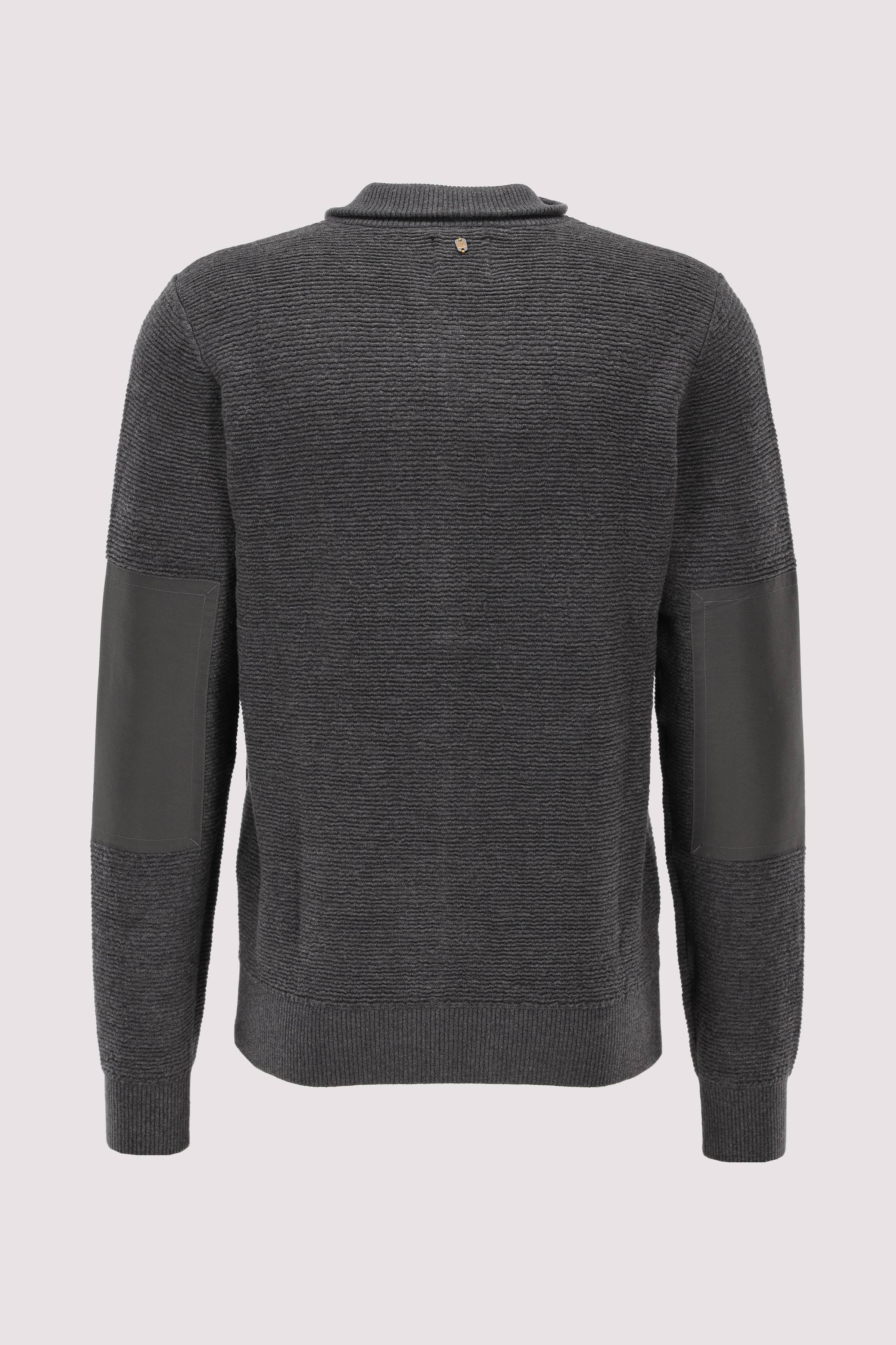 Zip jacket texture yarn