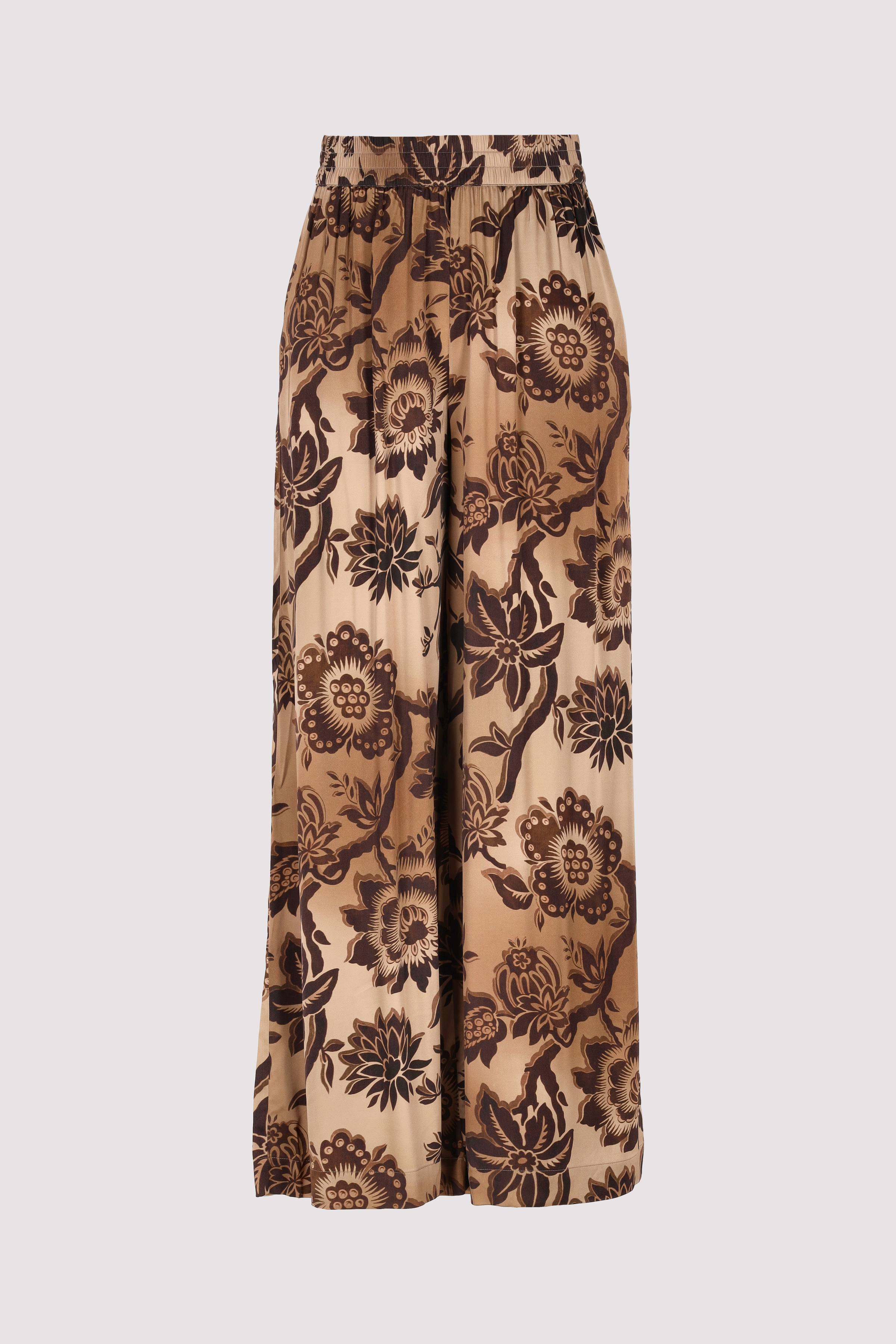 Grace Wide-Leg-Hose Nougat Damen