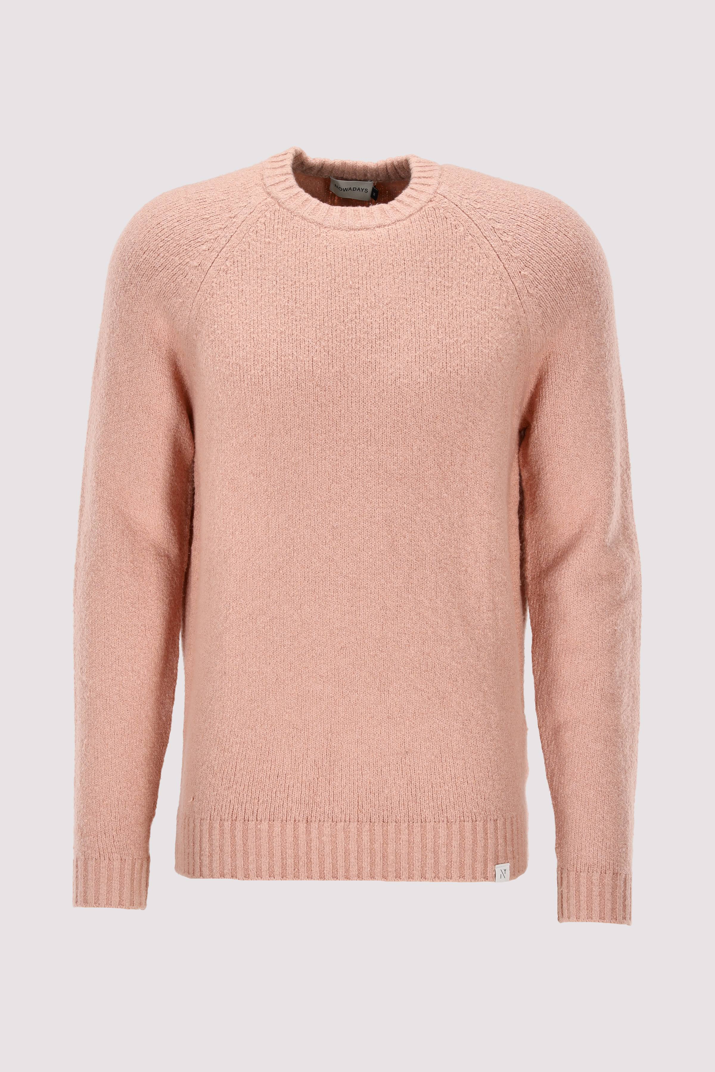NOWADAYS Rundhalspullover in Pink