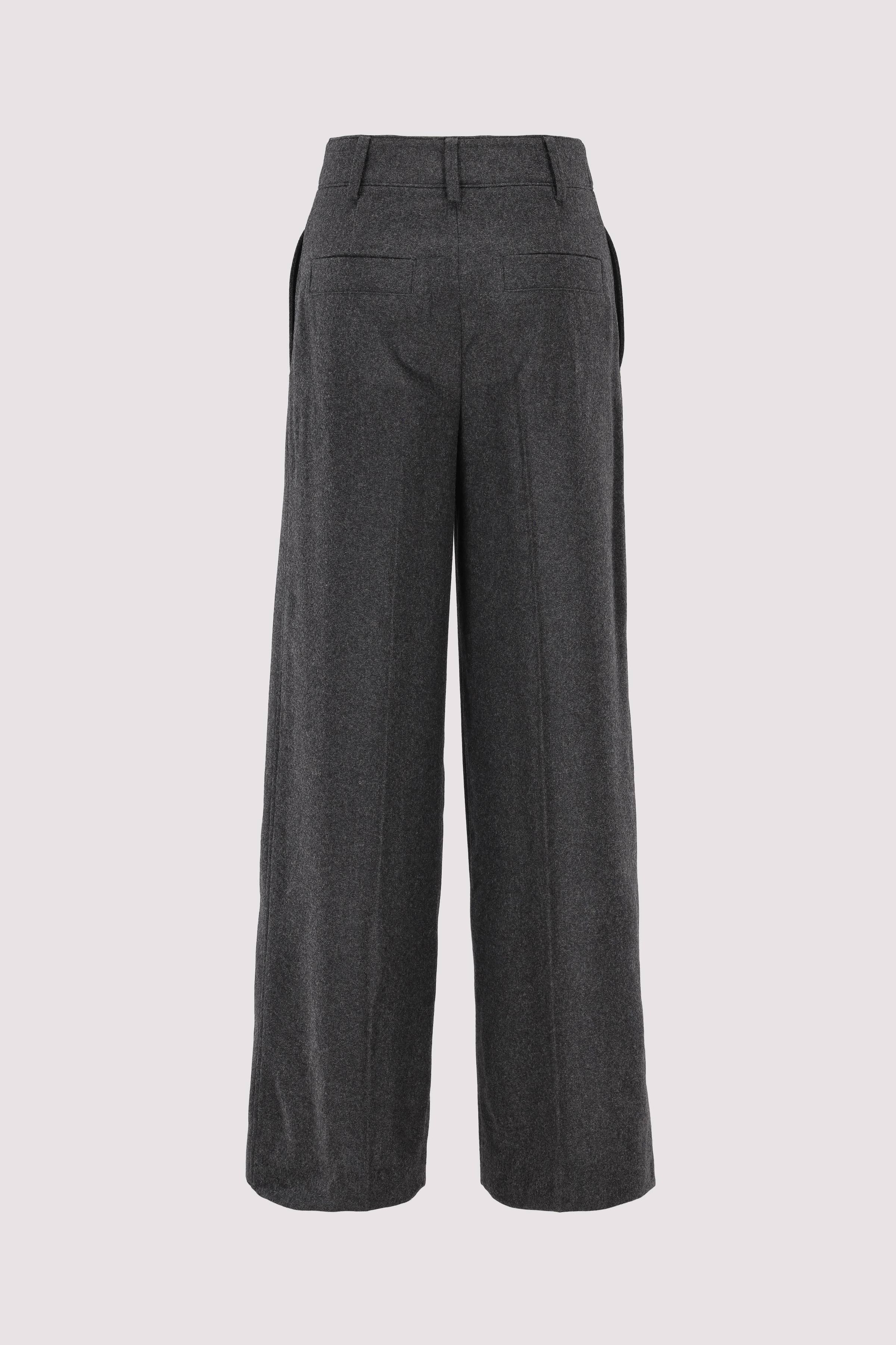 Pants, wide leg, tailored, zip