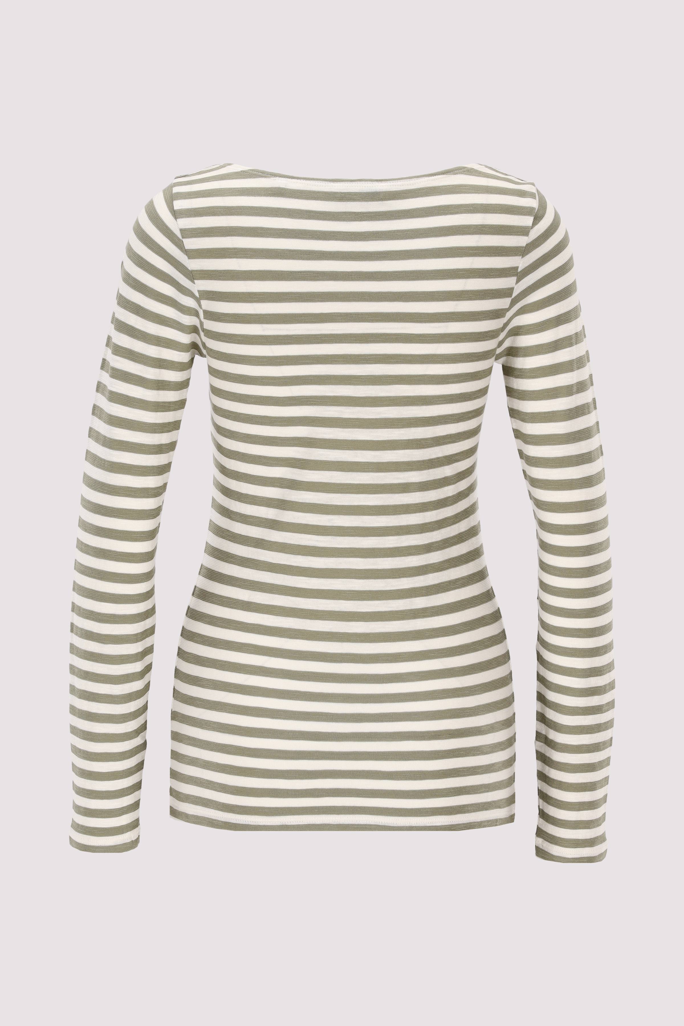 T-shirt, long sleeve, boat nec