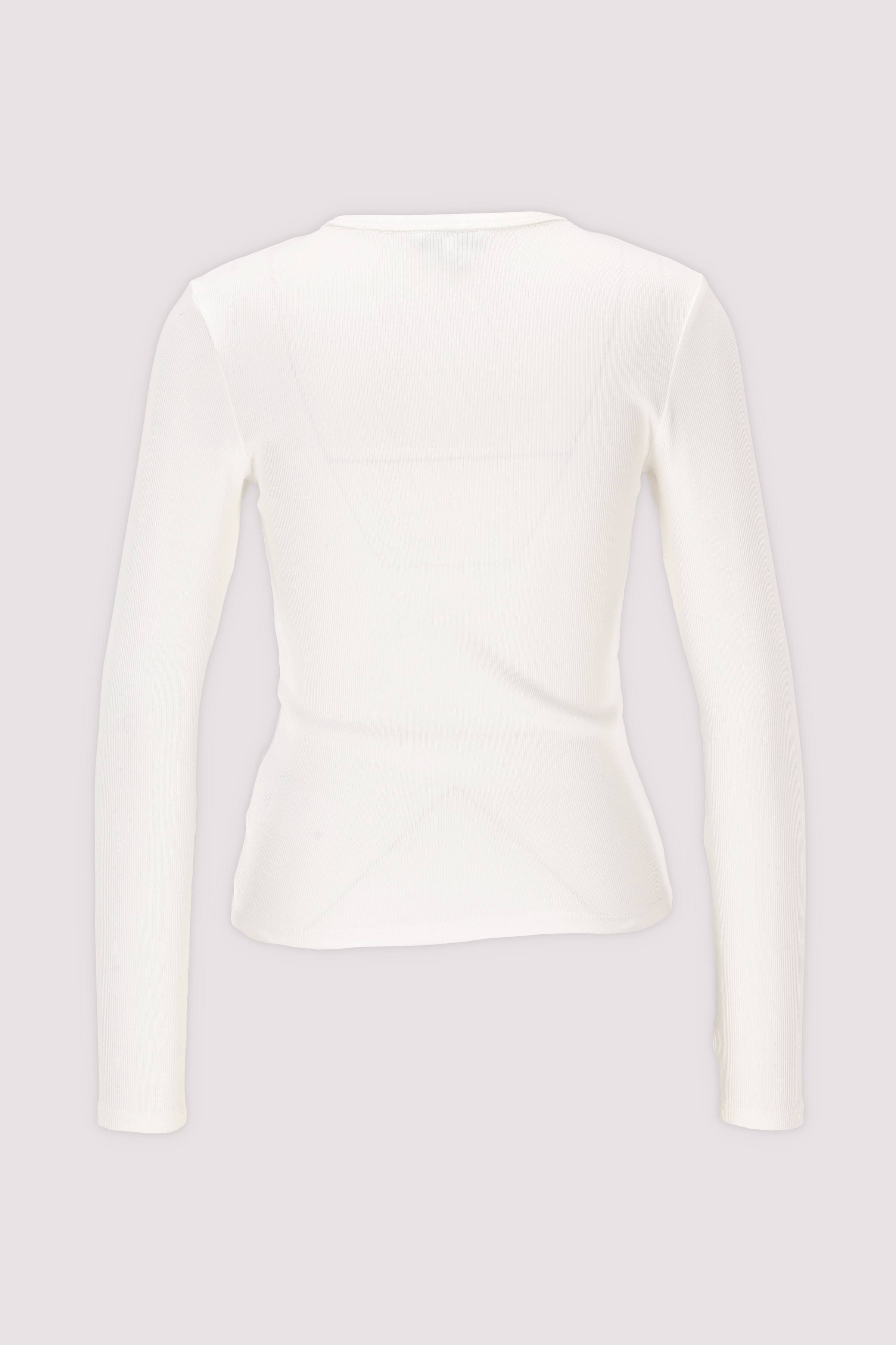 Tommy Jeans - Tommy Jeans Longsleeve weiß elastisch