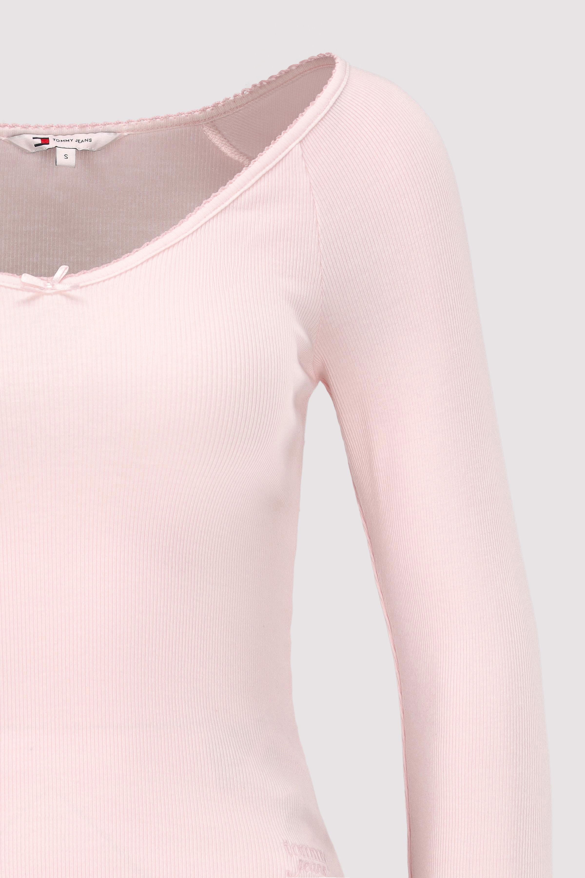 Tommy Jeans - TJW SLIM VNECK GMD RIB LS Tommy Jeans - TJW SLIM VNECK GMD RIB LS