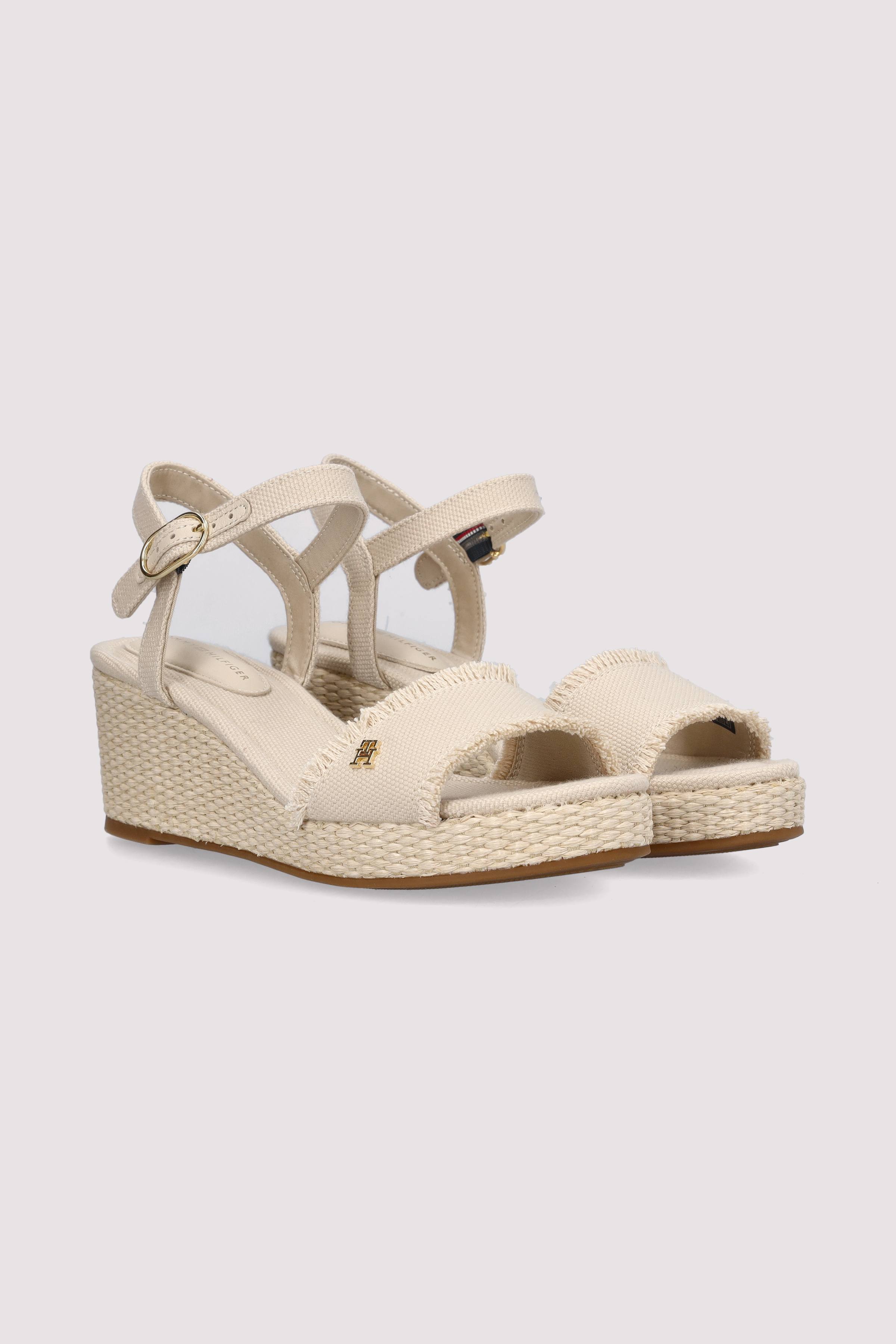 Tommy Hilfiger - MID WOVEN WEDGE ESPAD FRINGE