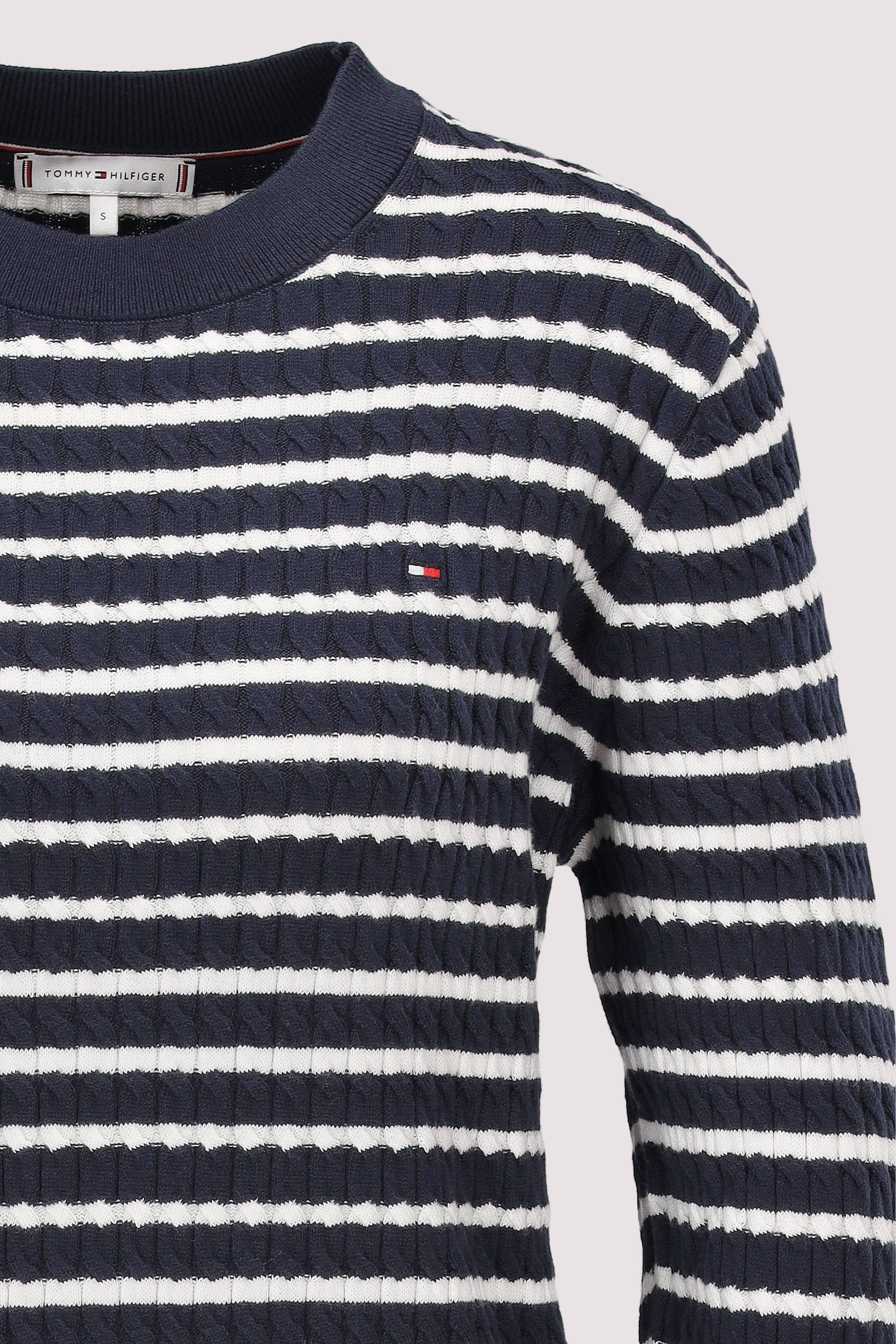 Tommy Hilfiger - CO CABLE FINE GG C-NK LS SWT