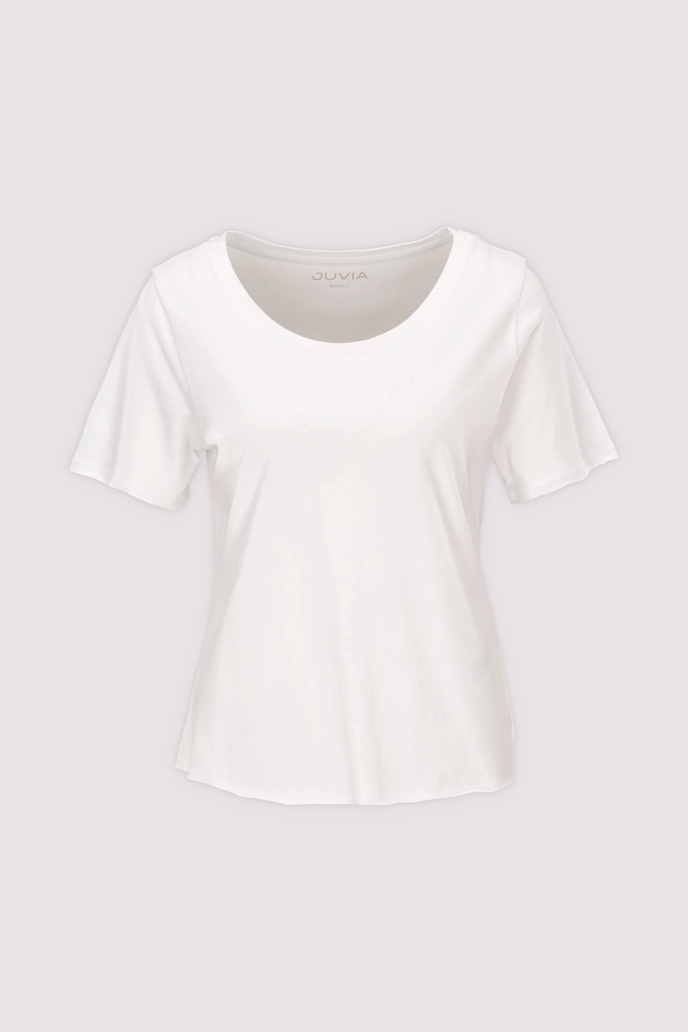 Juvia Damen T-Shirt Weiß