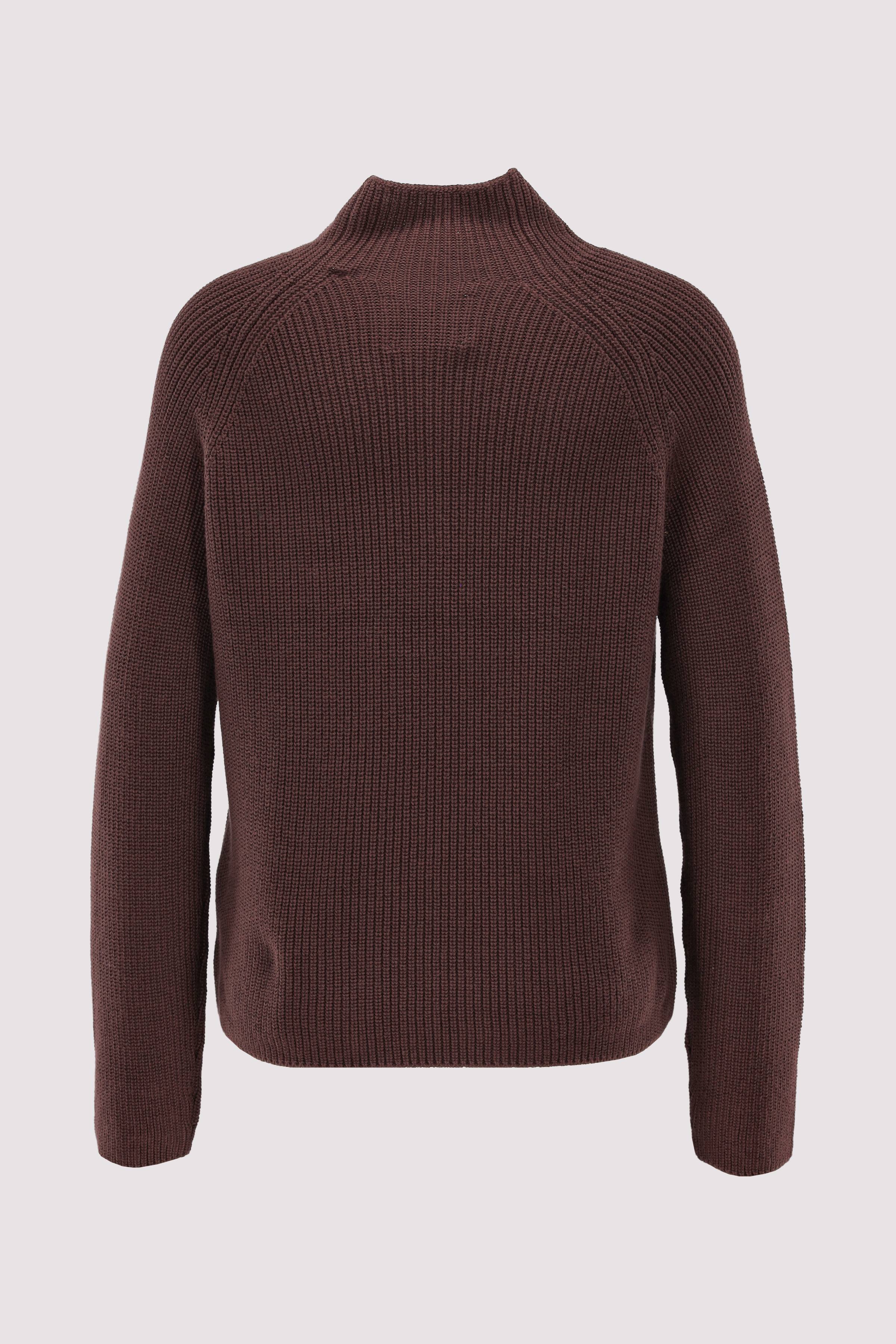 Pullover, longsleeve, stand-up