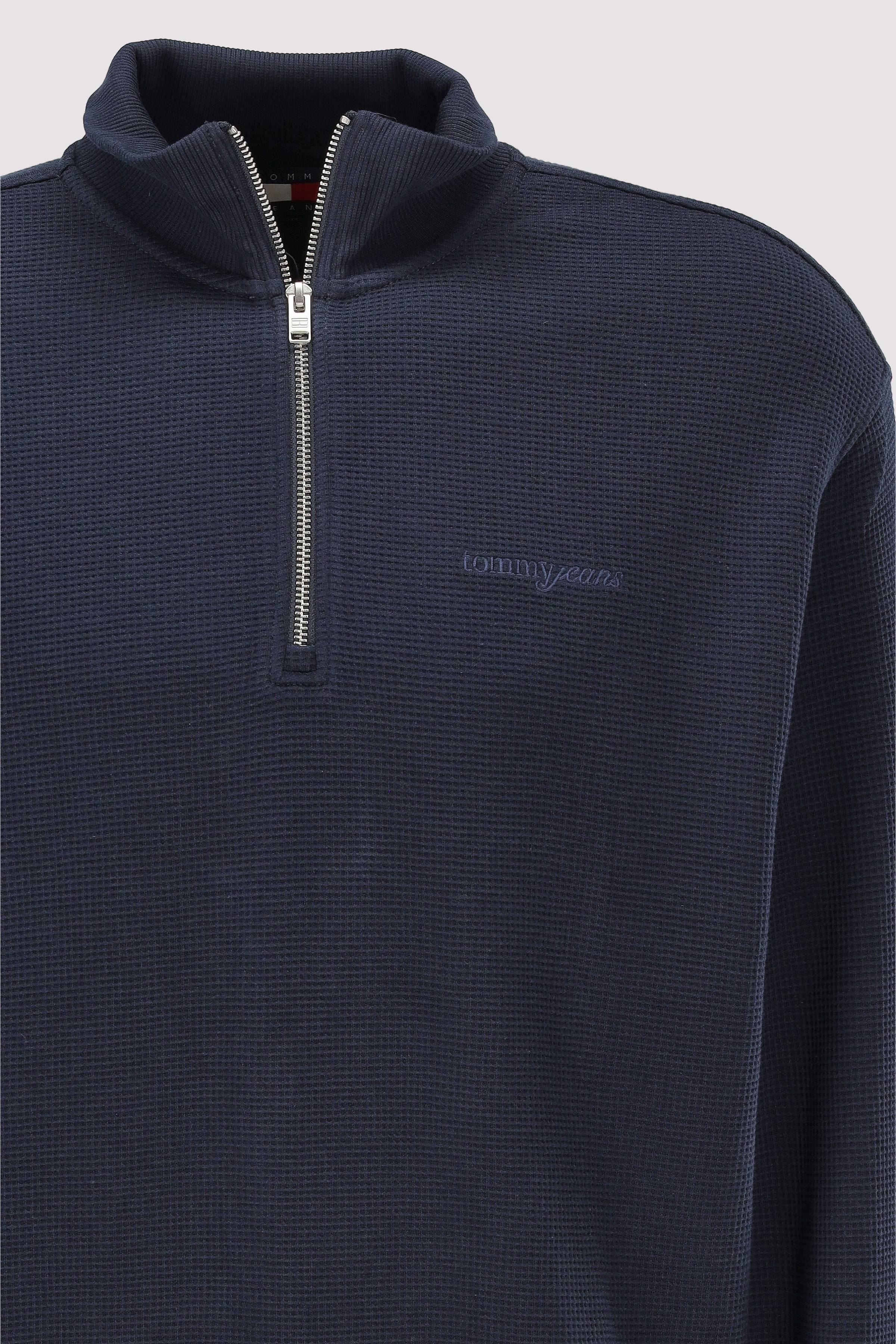 Tommy Jeans - TJM RLX WAFFLE SCRIPT QRTR ZIP