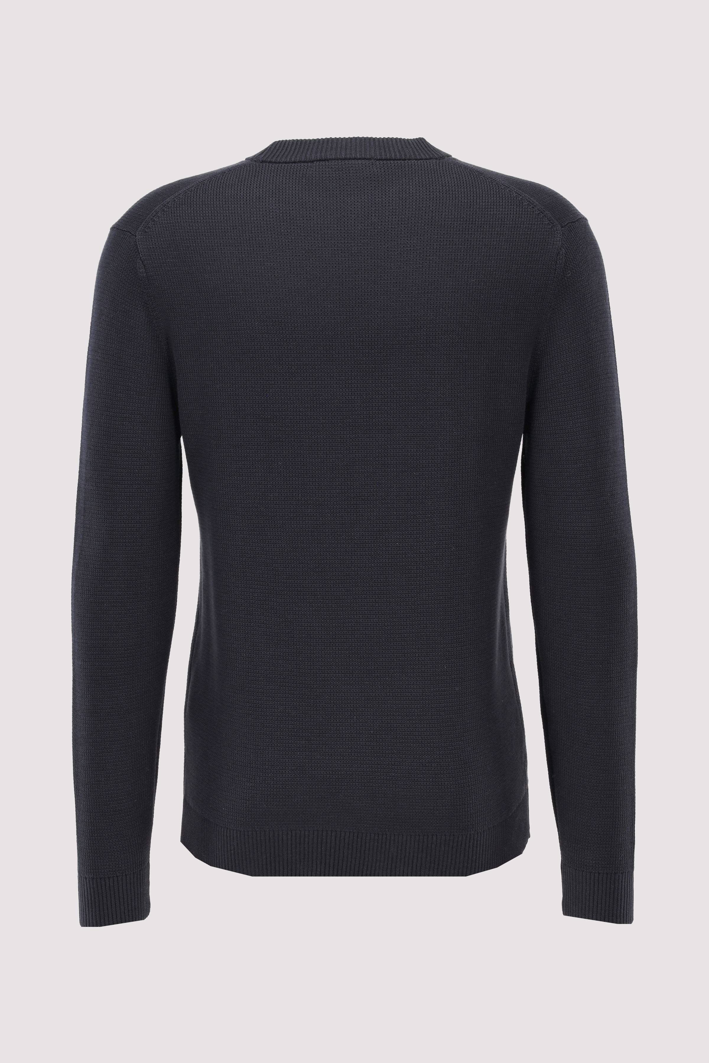 Selected - SLHDANE LS KNIT STRUCTURE CREW Selected - SLHDANE LS KNIT STRUCTURE CREW
