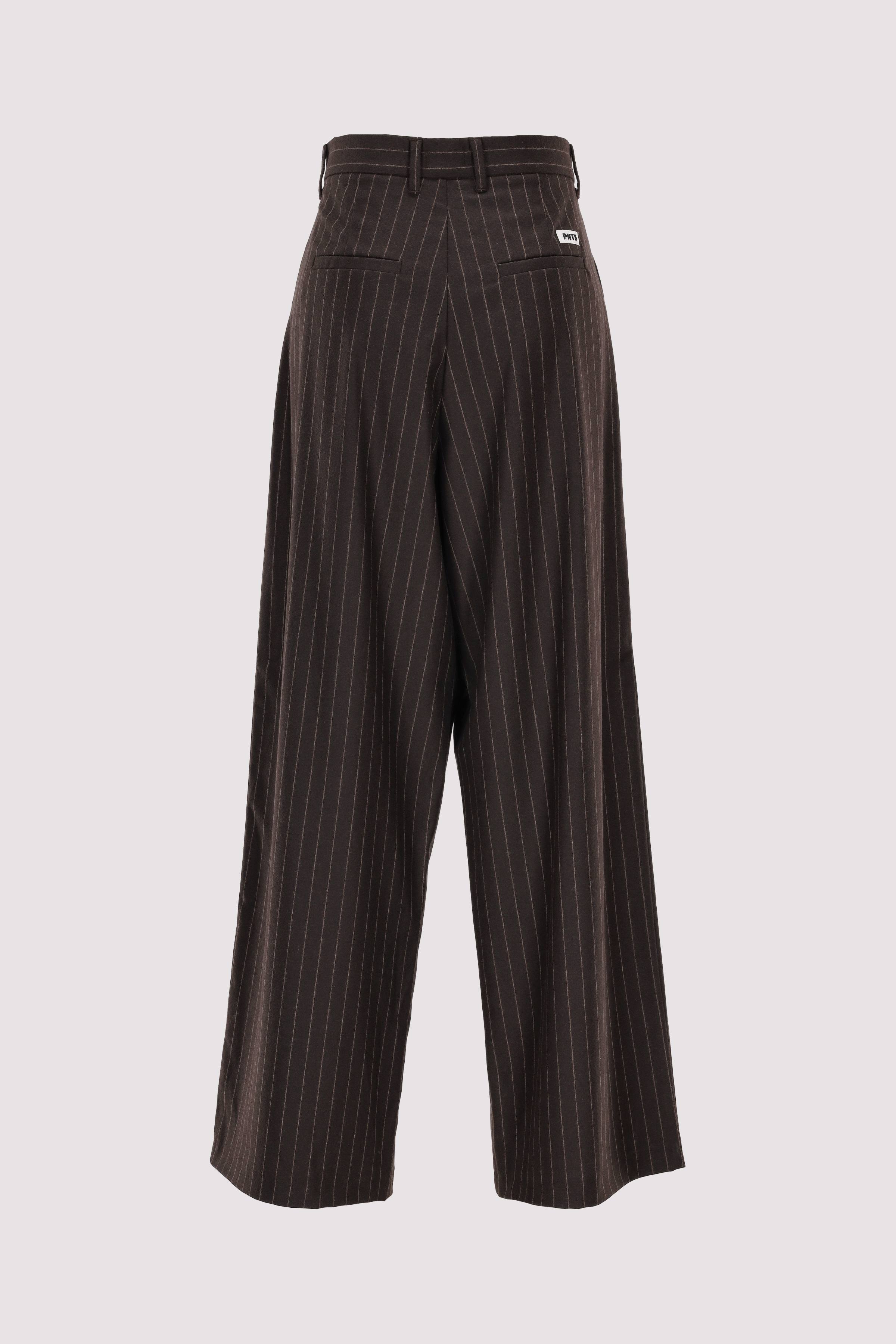 Wide-Leg-Hose PNTS braun Komfort