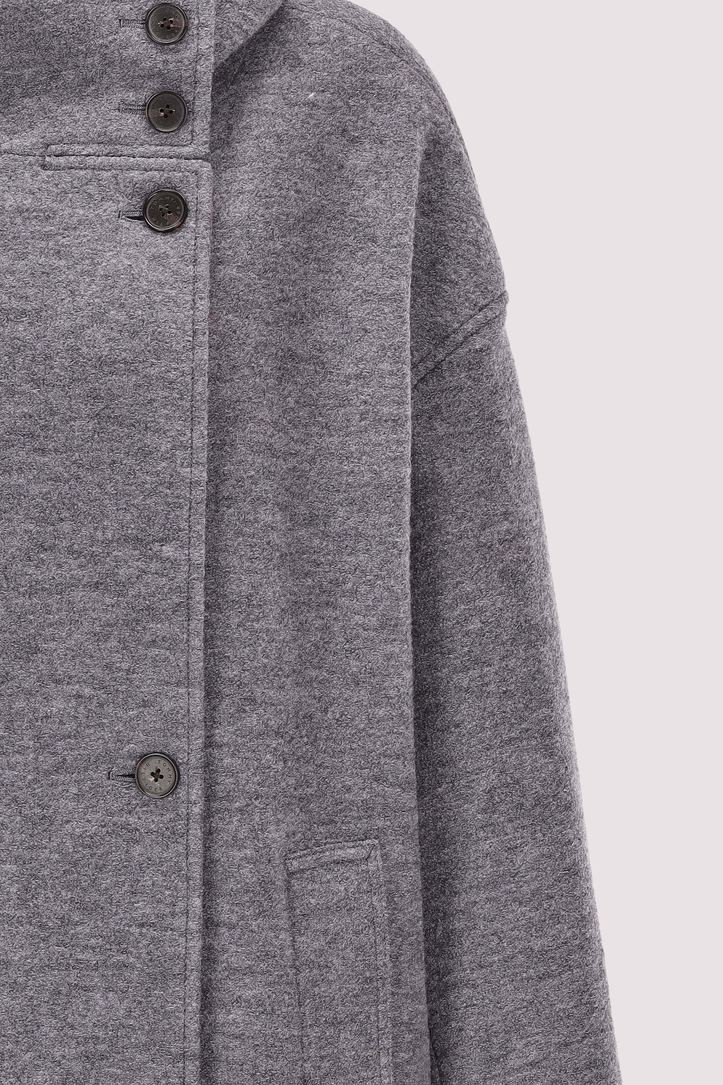 Tommy Hilfiger - WOOL TEXTURE REG FUNNEL NK COA