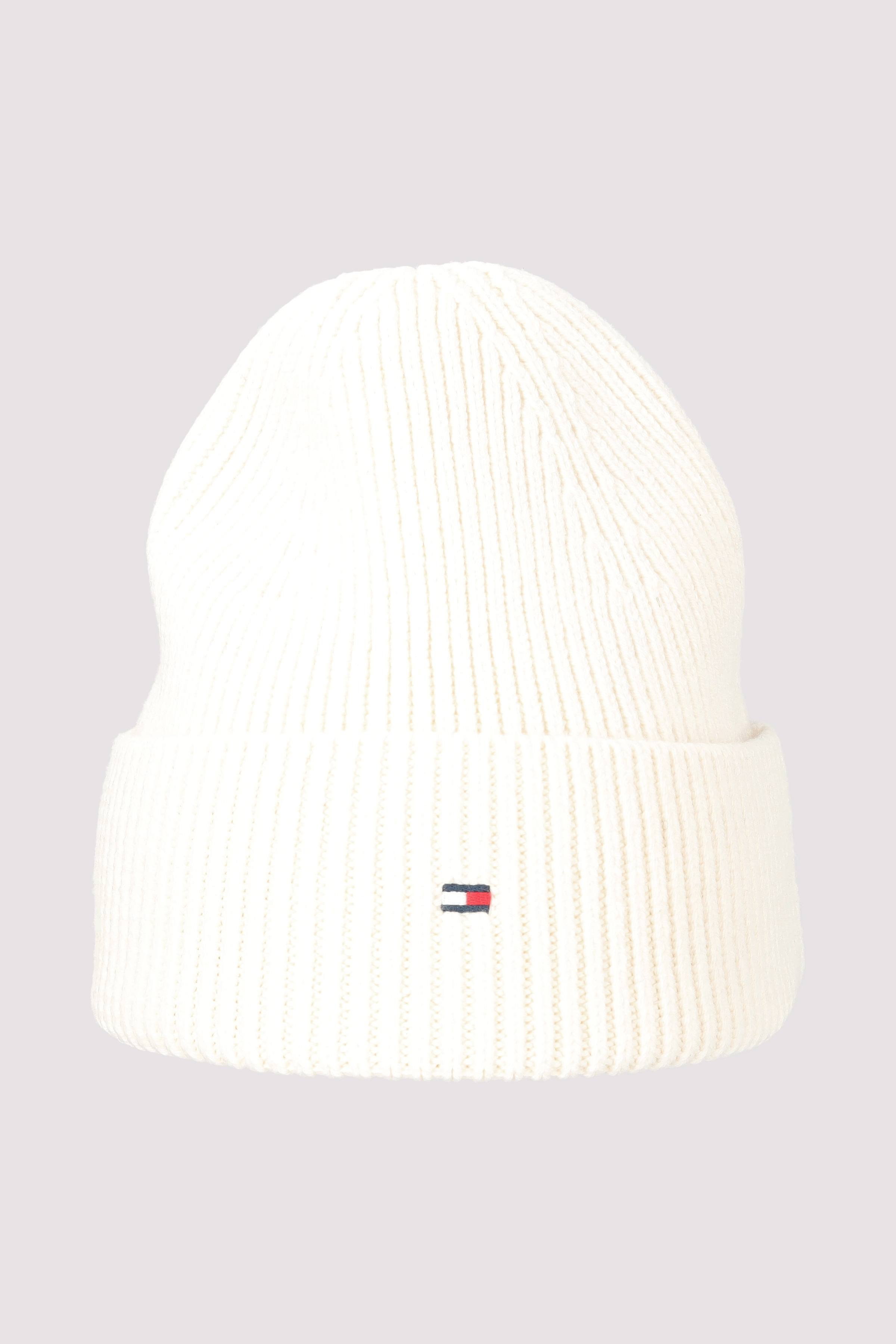 Tommy Hilfiger - Tommy Hilfiger beige Mütze Bio-Baumwolle