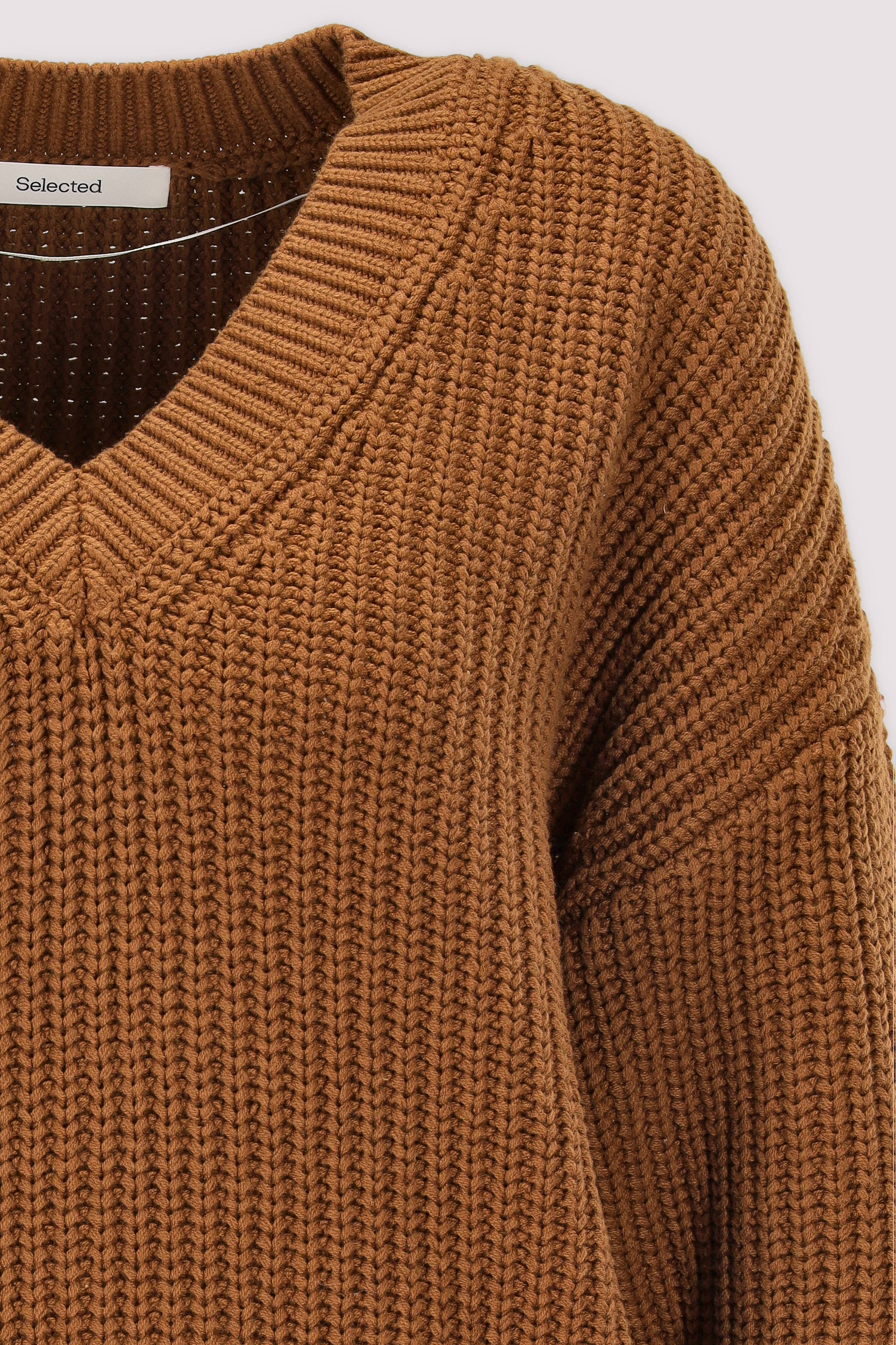 Selected - Selected Rundhalspullover Monks Robe