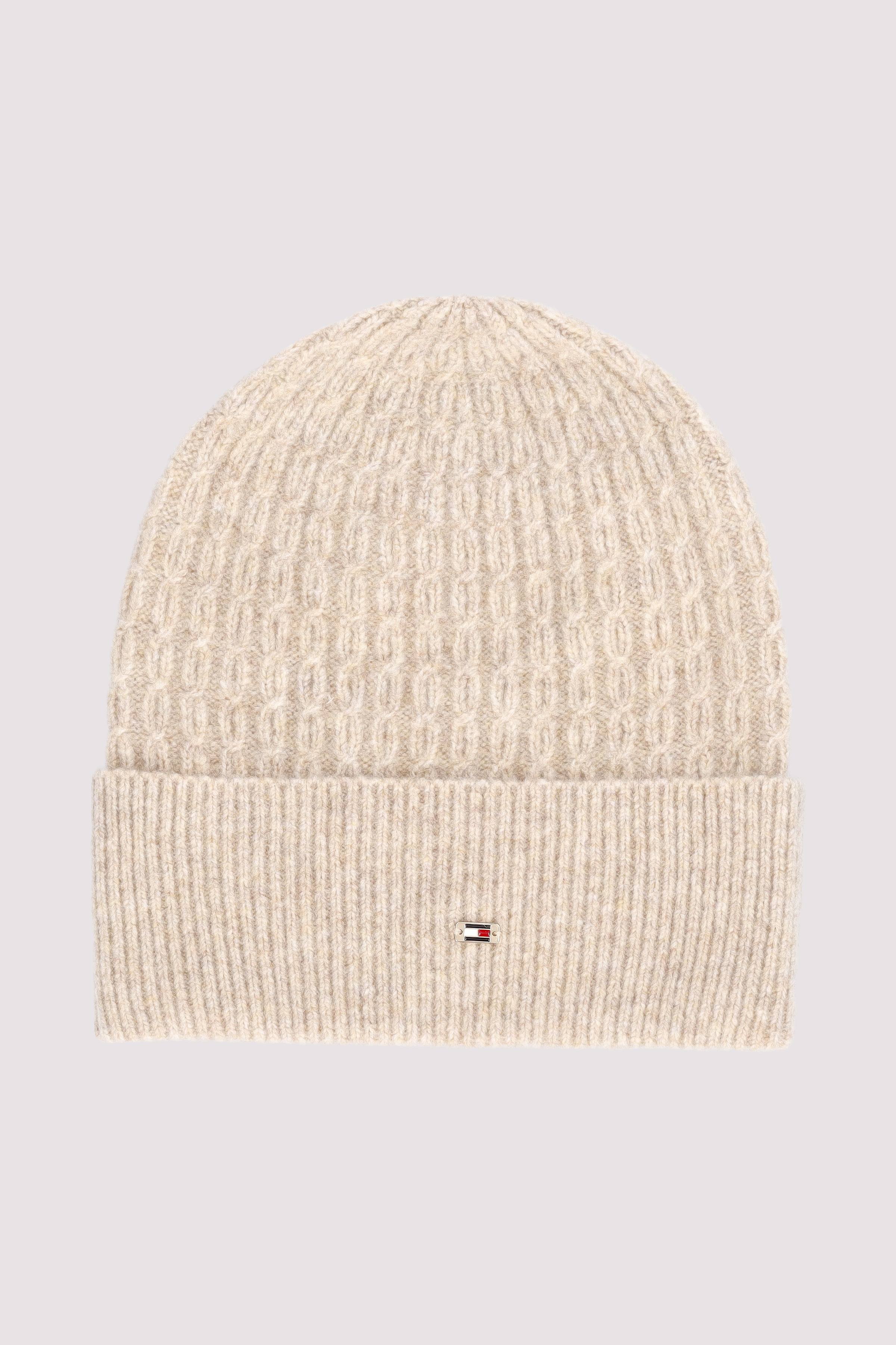 TH CABLE ENAMEL FLAG BEANIE
