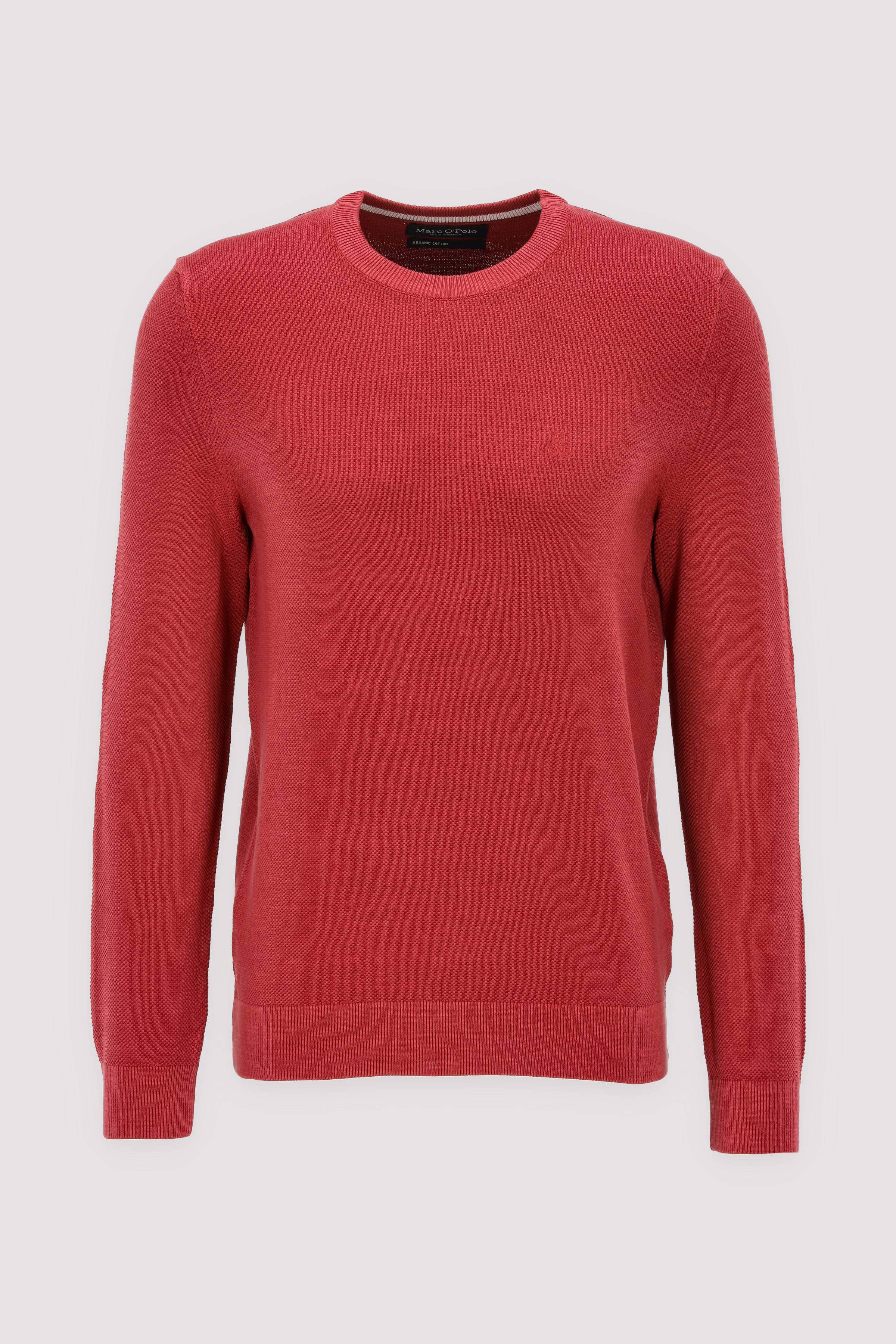 Marc O´Polo International - Crewneck, cotton slub, piqué s Marc O´Polo International - Crewneck, cotton slub, piqué s