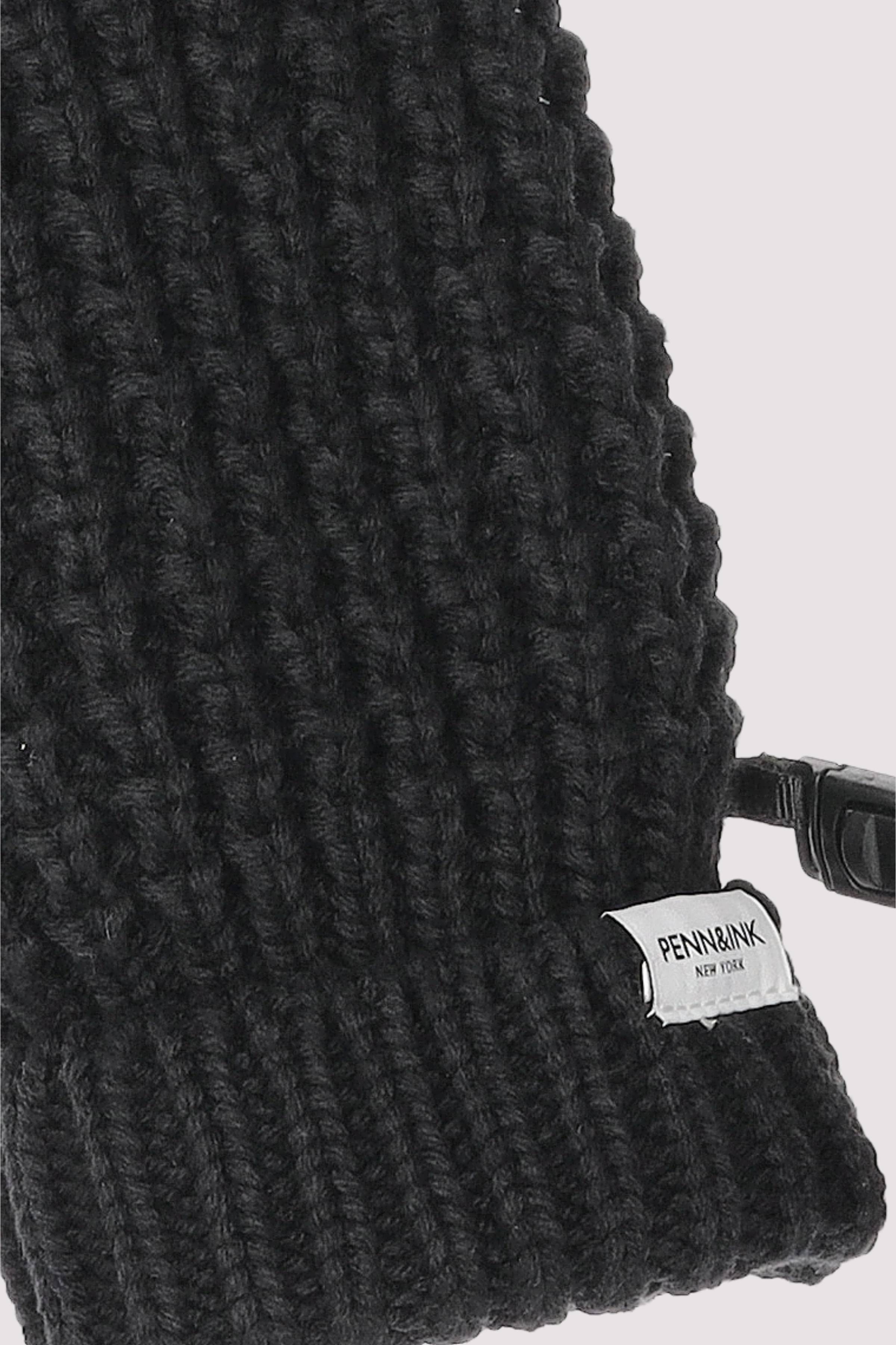 Schwarze Damenhandschuhe von Penn&Ink
