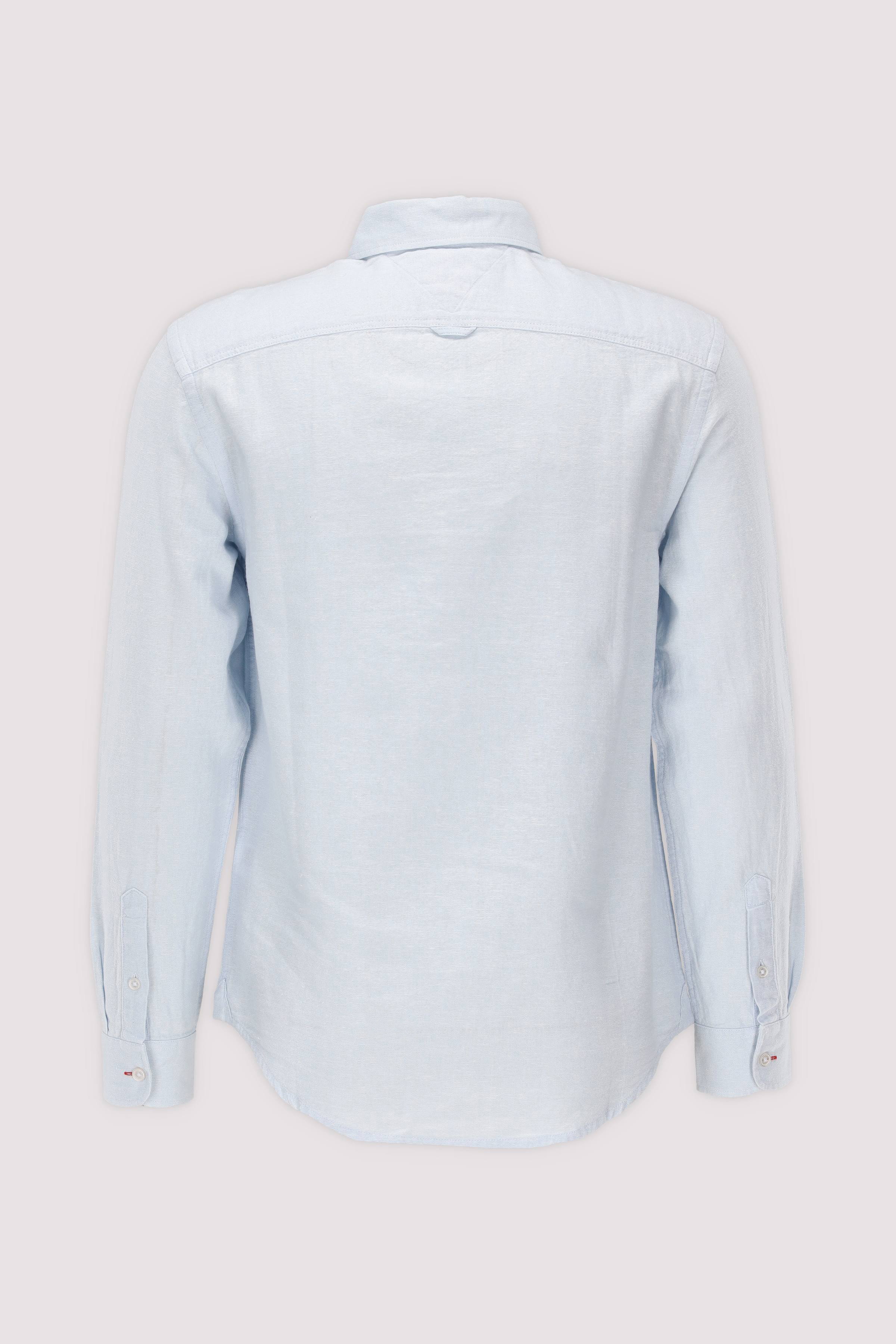 TJM REG LINEN BLEND SHIRT EXT