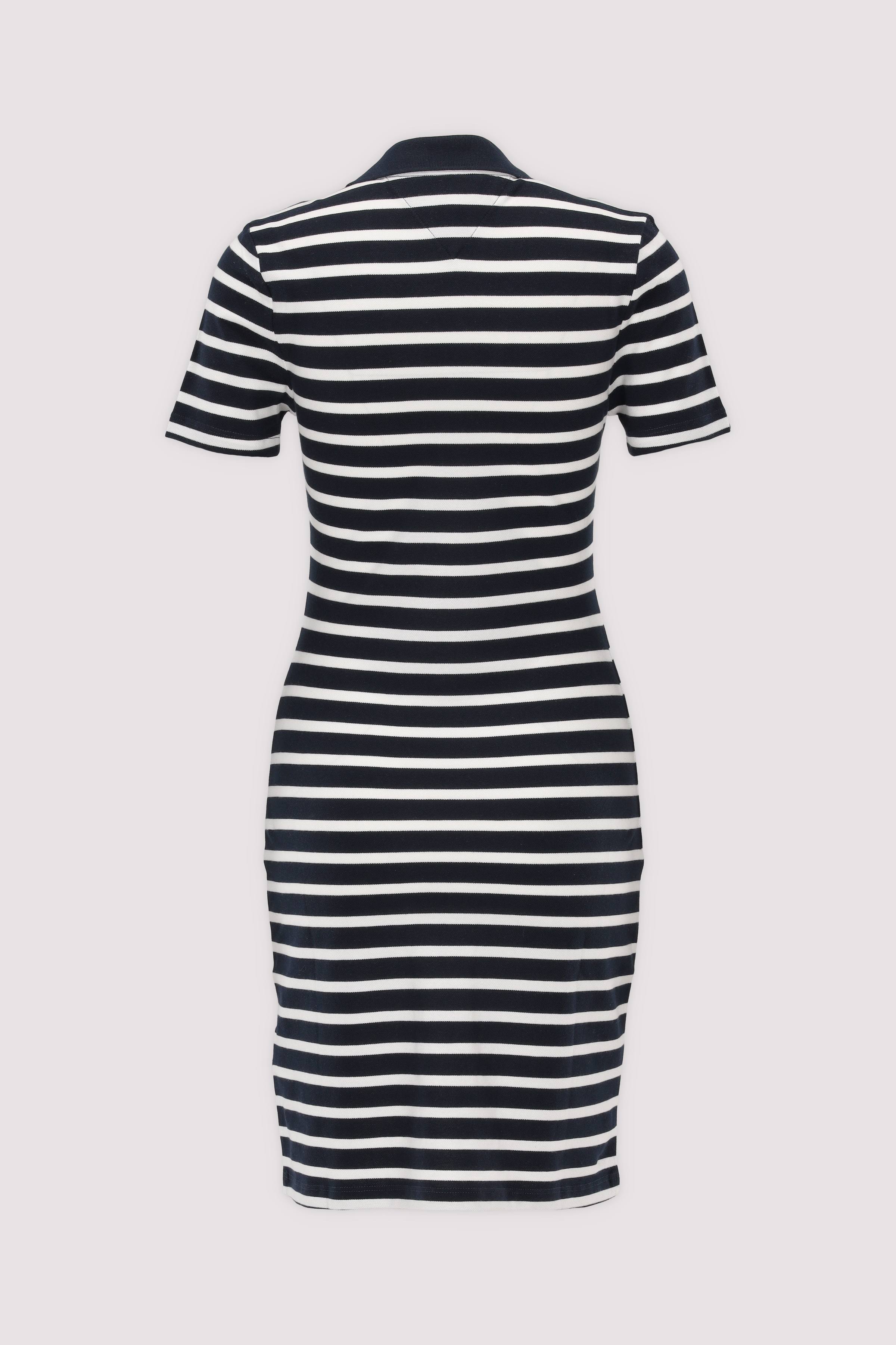 SLIM OPEN NK POLO DRESS SS