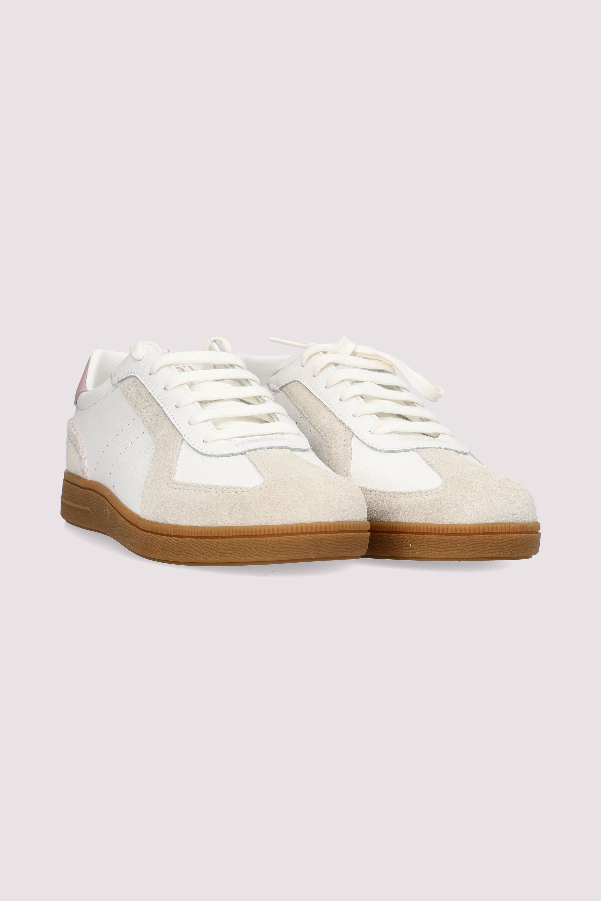 Marc O Polo Schuhe - Marc O'Polo Damen Sneaker Offwhite-Rose