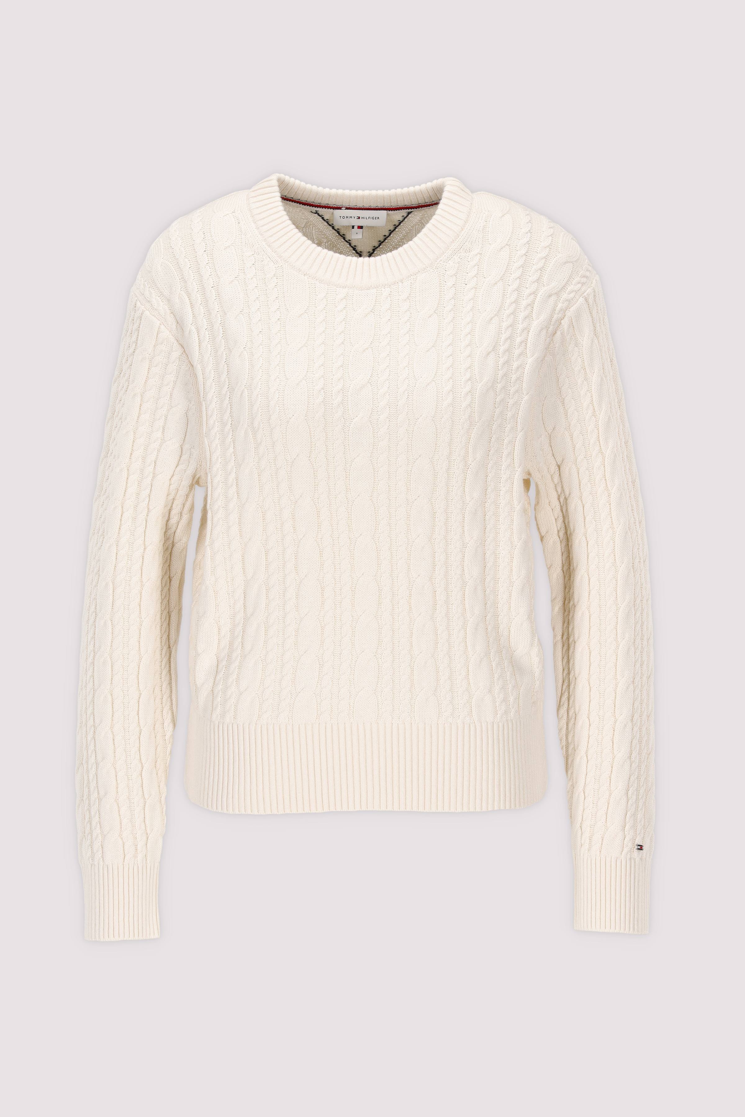 Tommy Hilfiger kurzer Pullover gelb