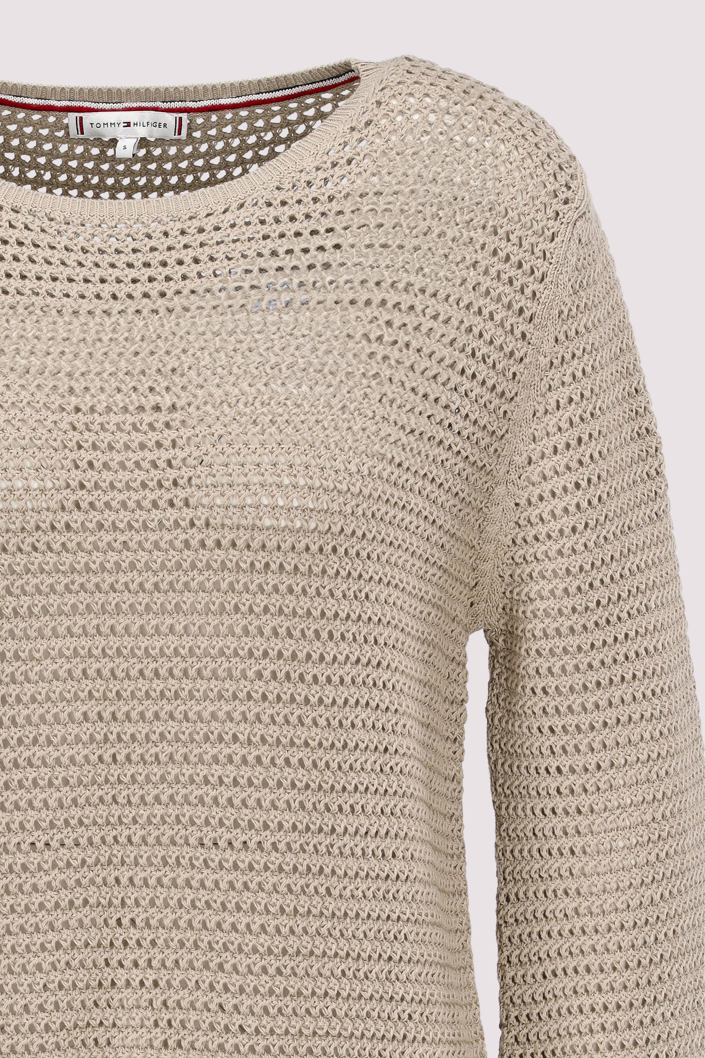 Tommy Hilfiger - POINTELLE CROCHET OPEN-NK LS S Tommy Hilfiger - POINTELLE CROCHET OPEN-NK LS S