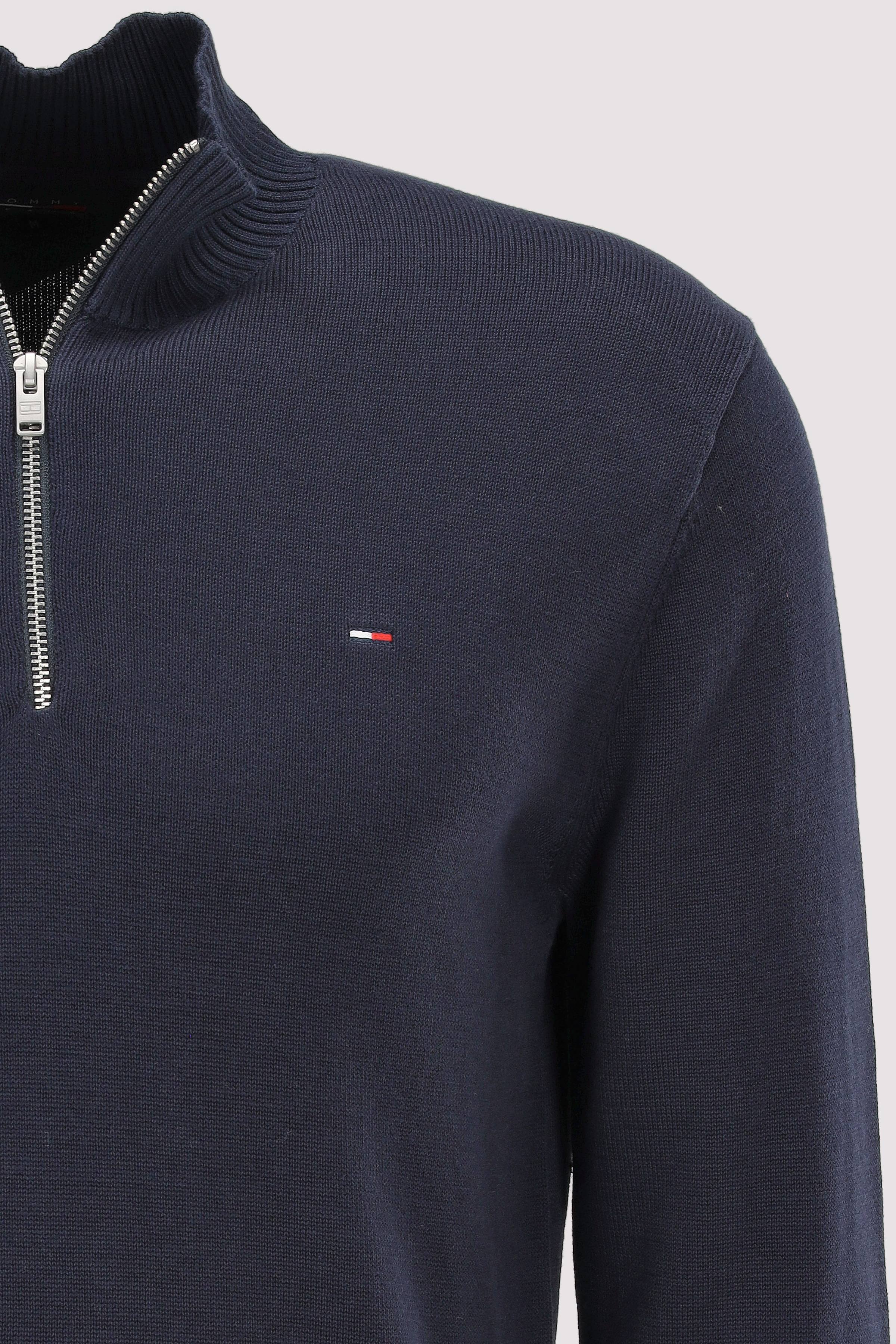 Tommy Hilfiger - Tommy Hilfiger Half-Zip-Pullover Blau