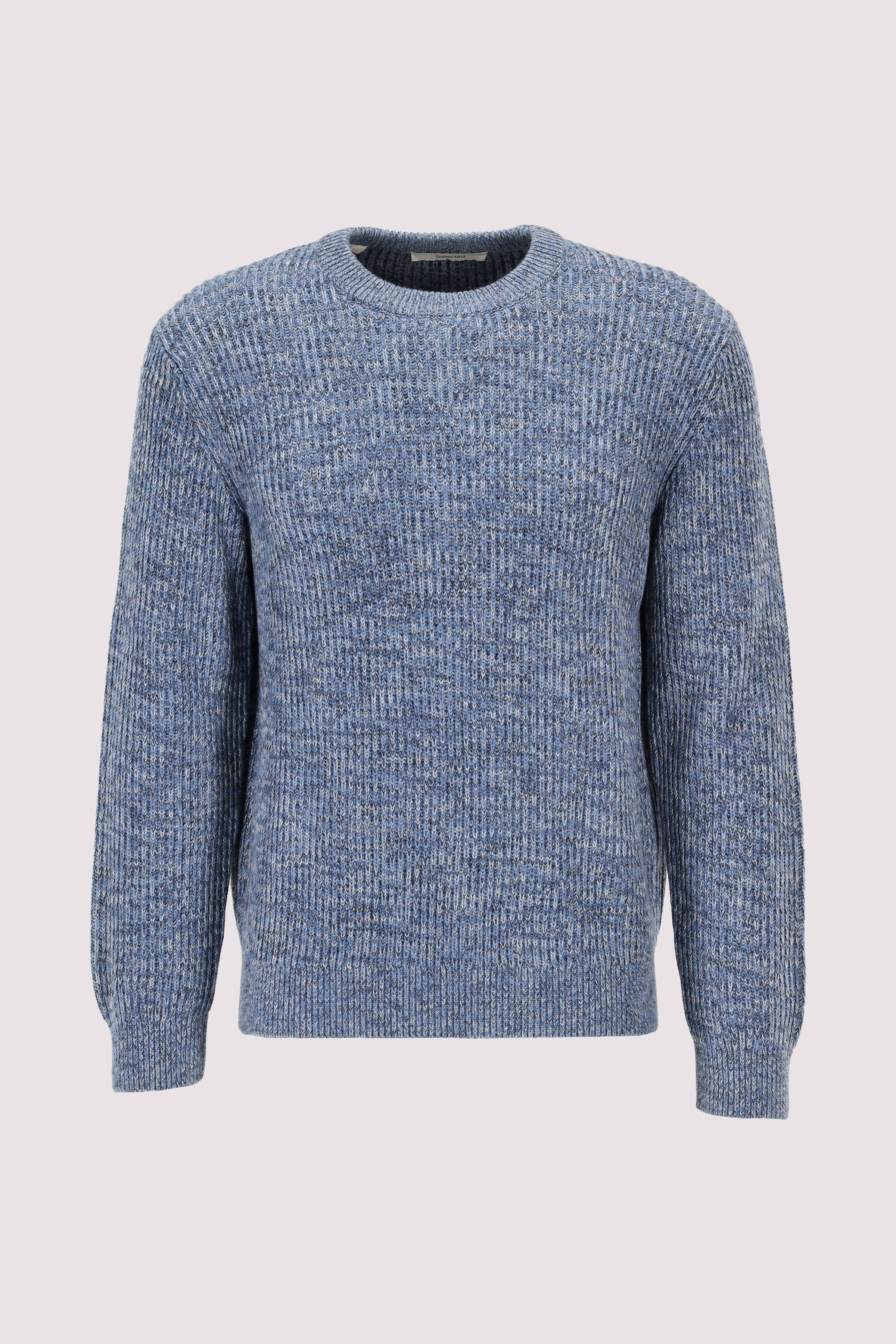 Jack and Jones Rundhalspullover blau