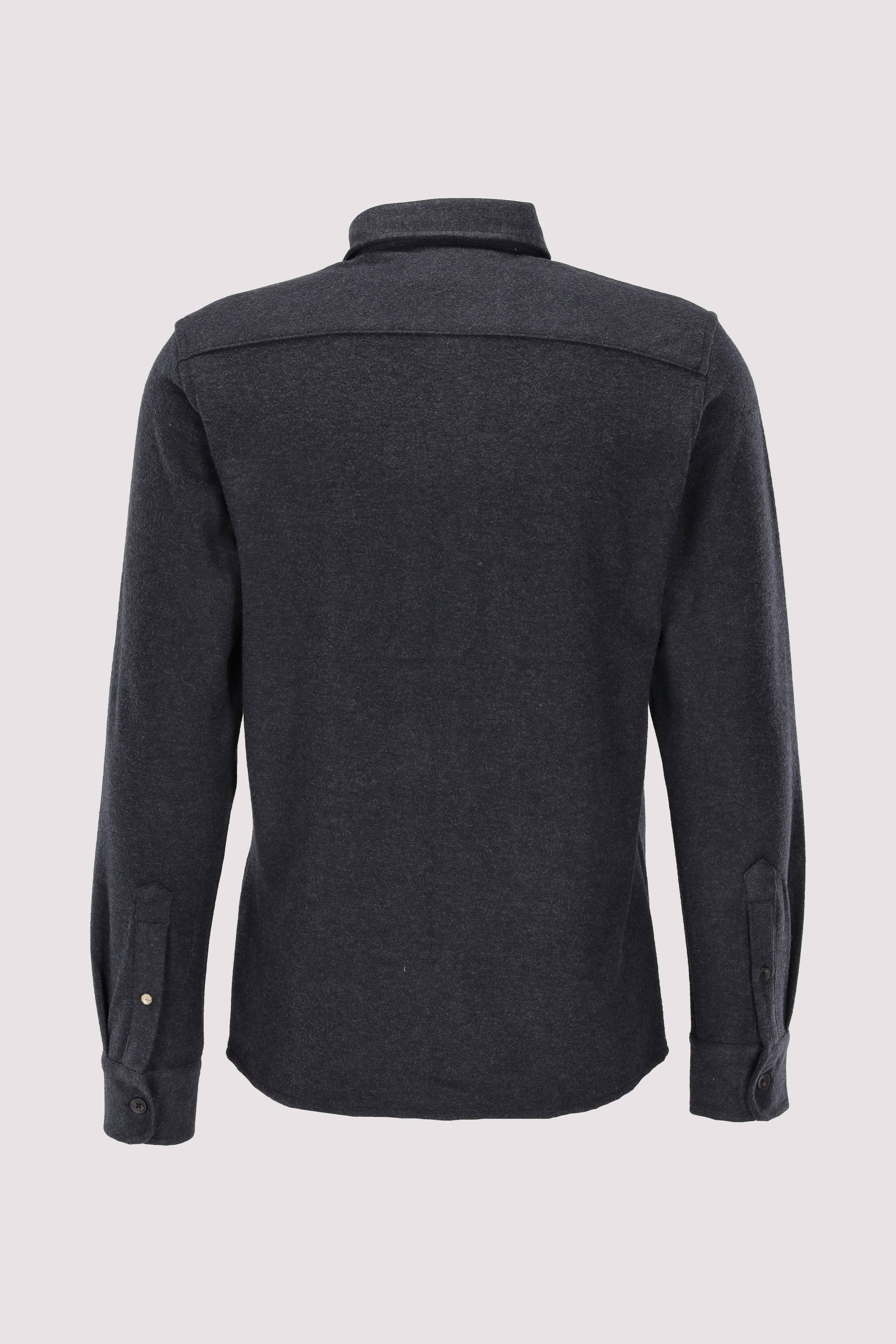 Dstrezzed Langarmhemd Dk. Navy modern