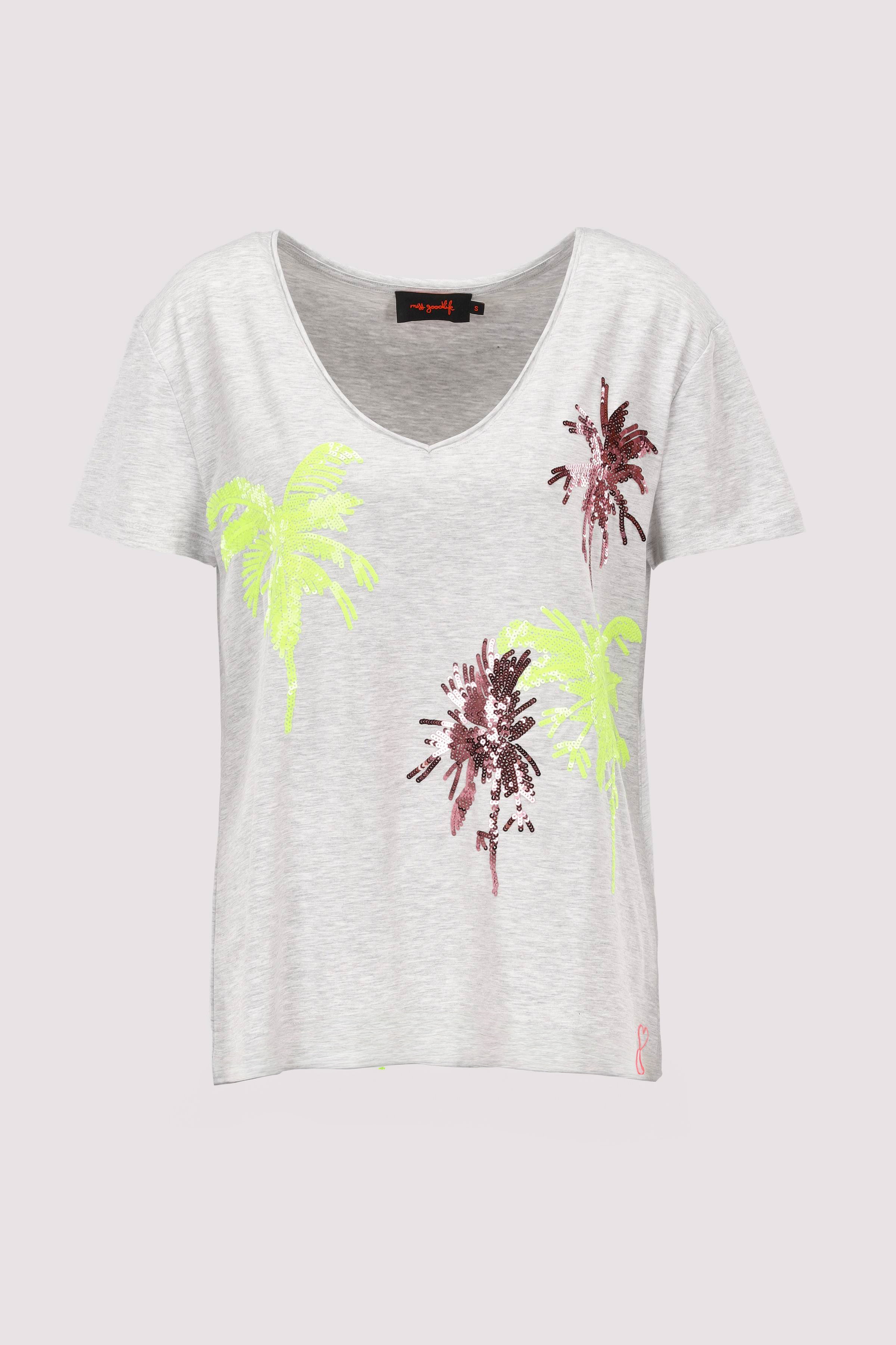 T-Shirt Palmtree Pailette
