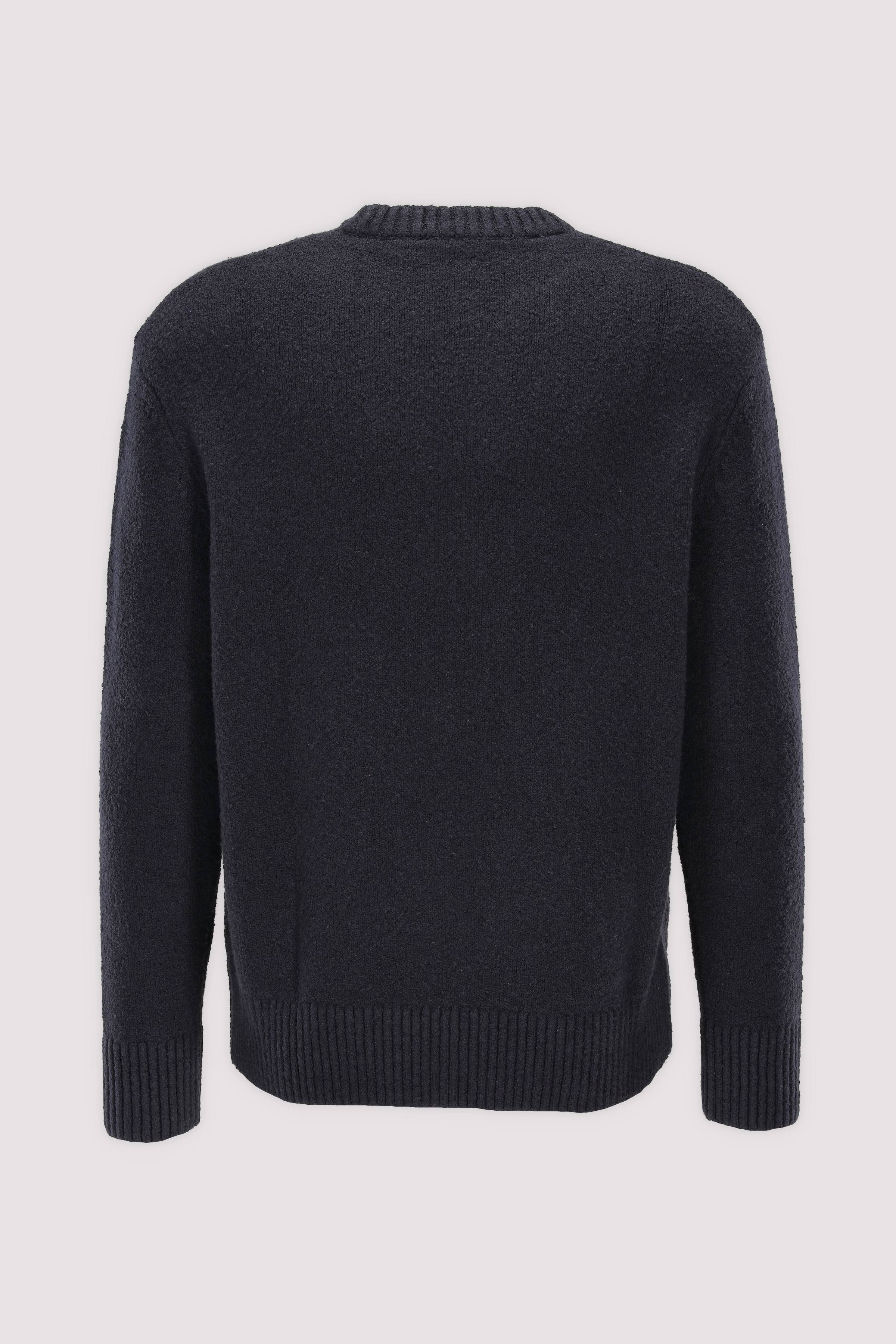 Rundhalspullover navy für Herren