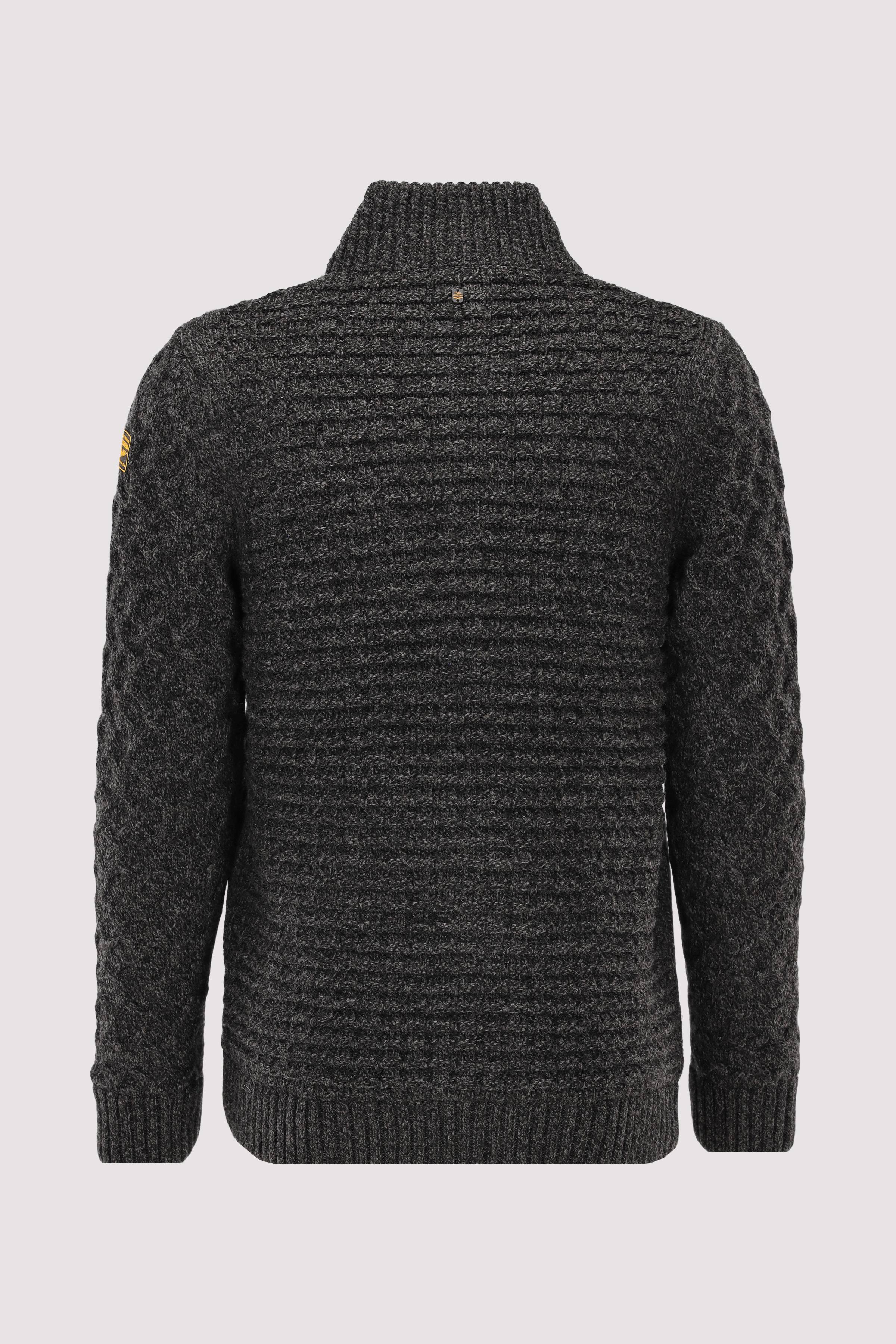PME Legend - Zip jacket heavy knit mixed ya PME Legend - Zip jacket heavy knit mixed ya