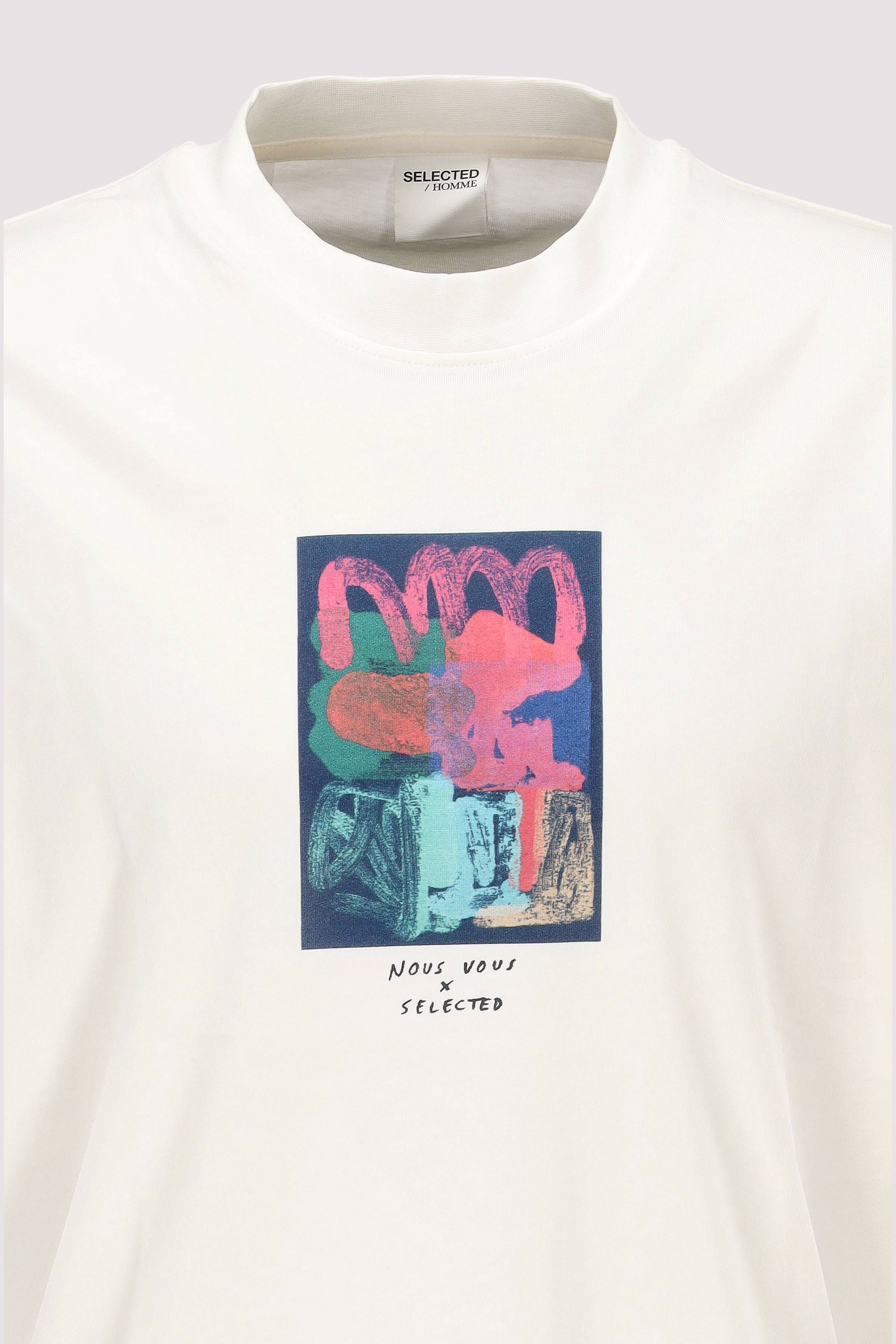 Selected - SLHRELAXWILL LICENSE SS O-NECK