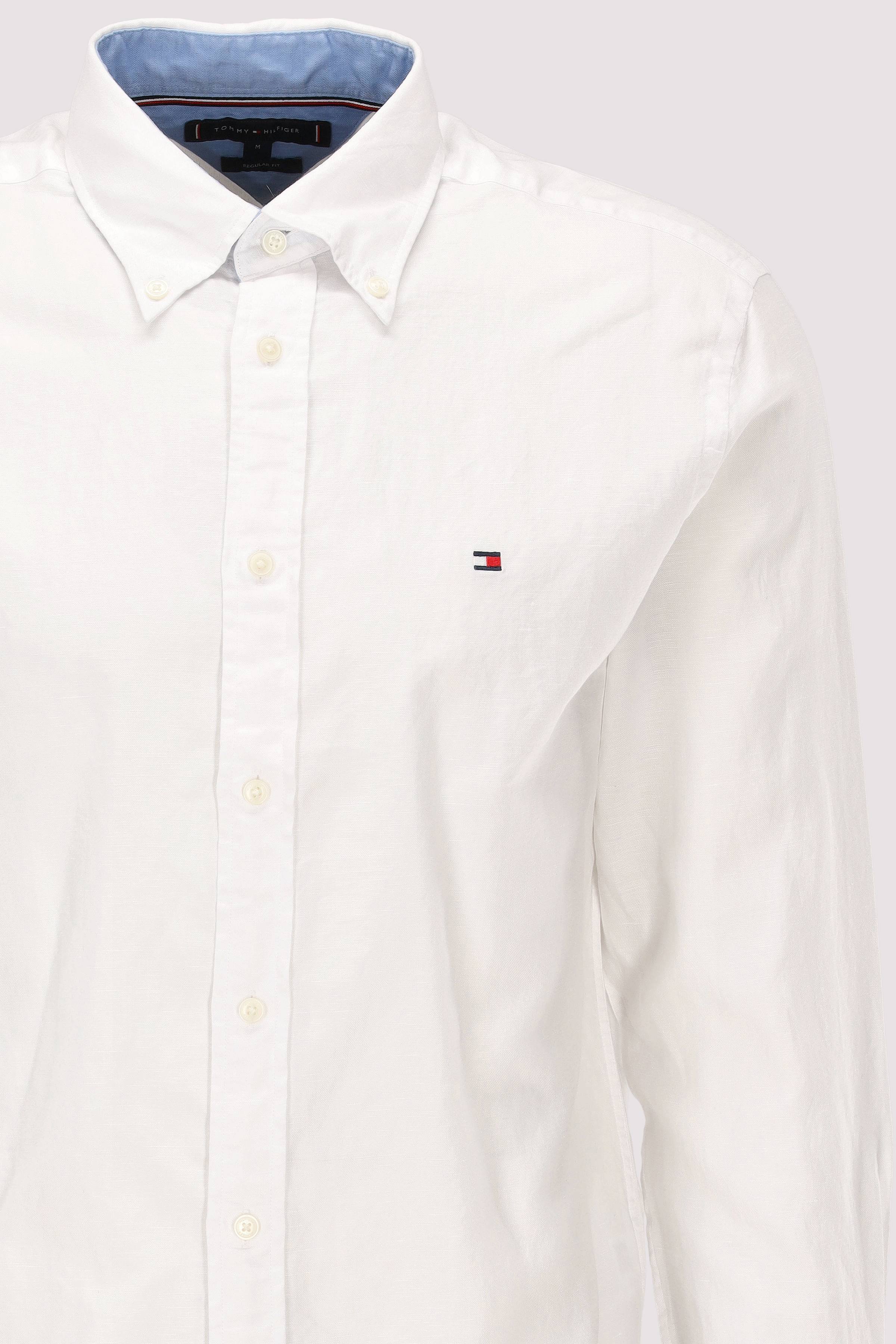 Tommy Hilfiger - Tommy Hilfiger Leinenhemd Weiß