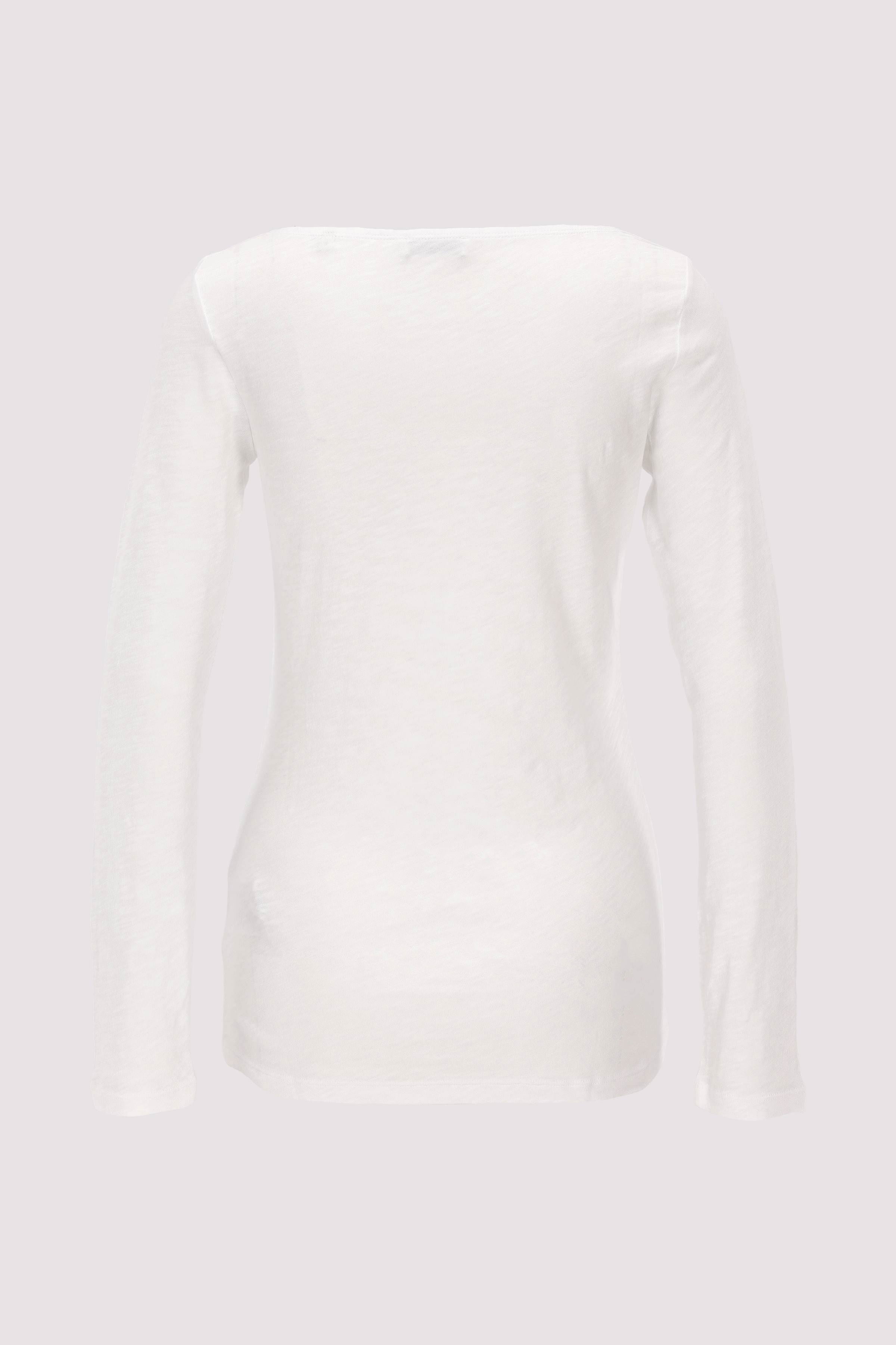 T-shirt, long sleeve, boat nec