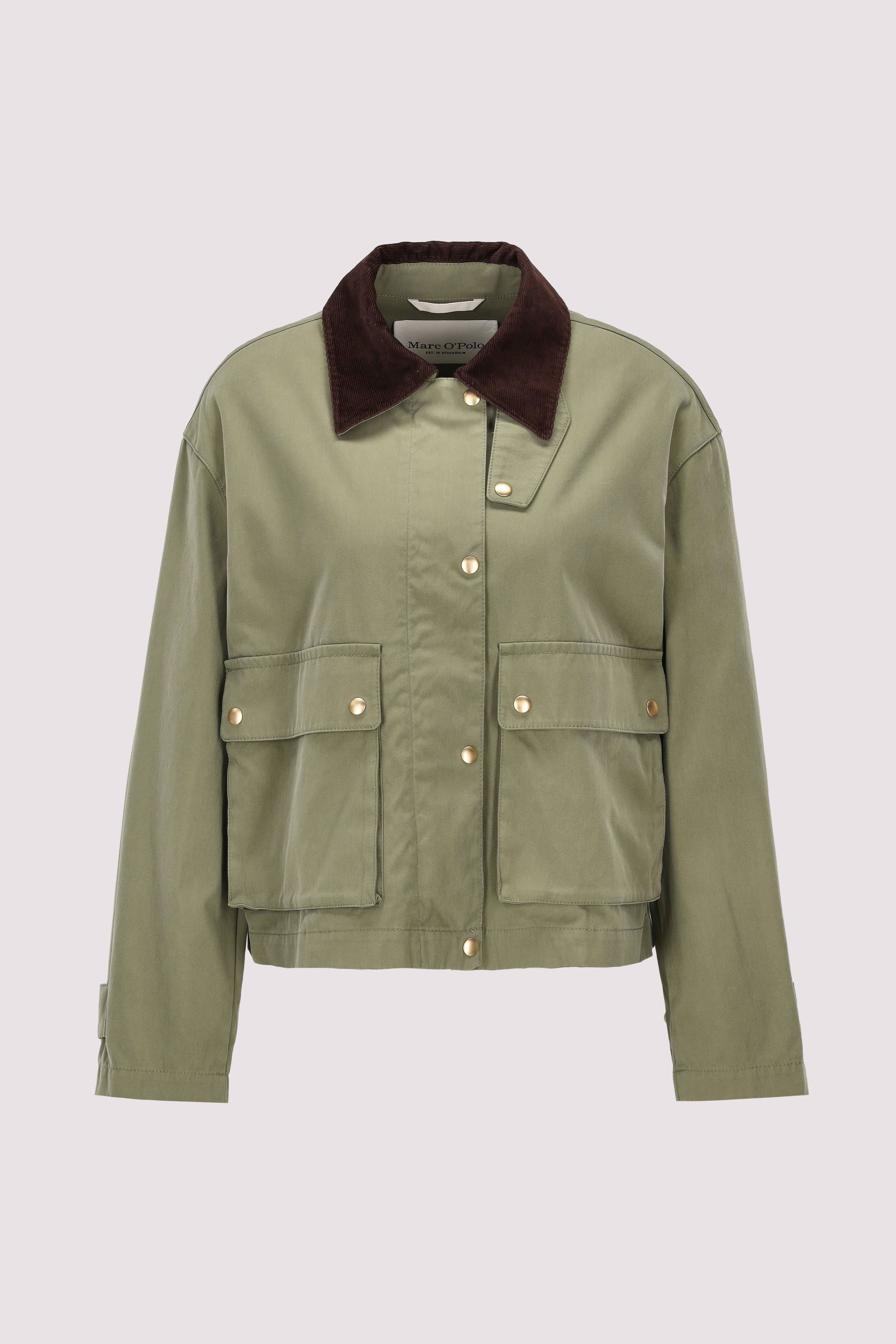 Canvas cotton jacket, a-shaped