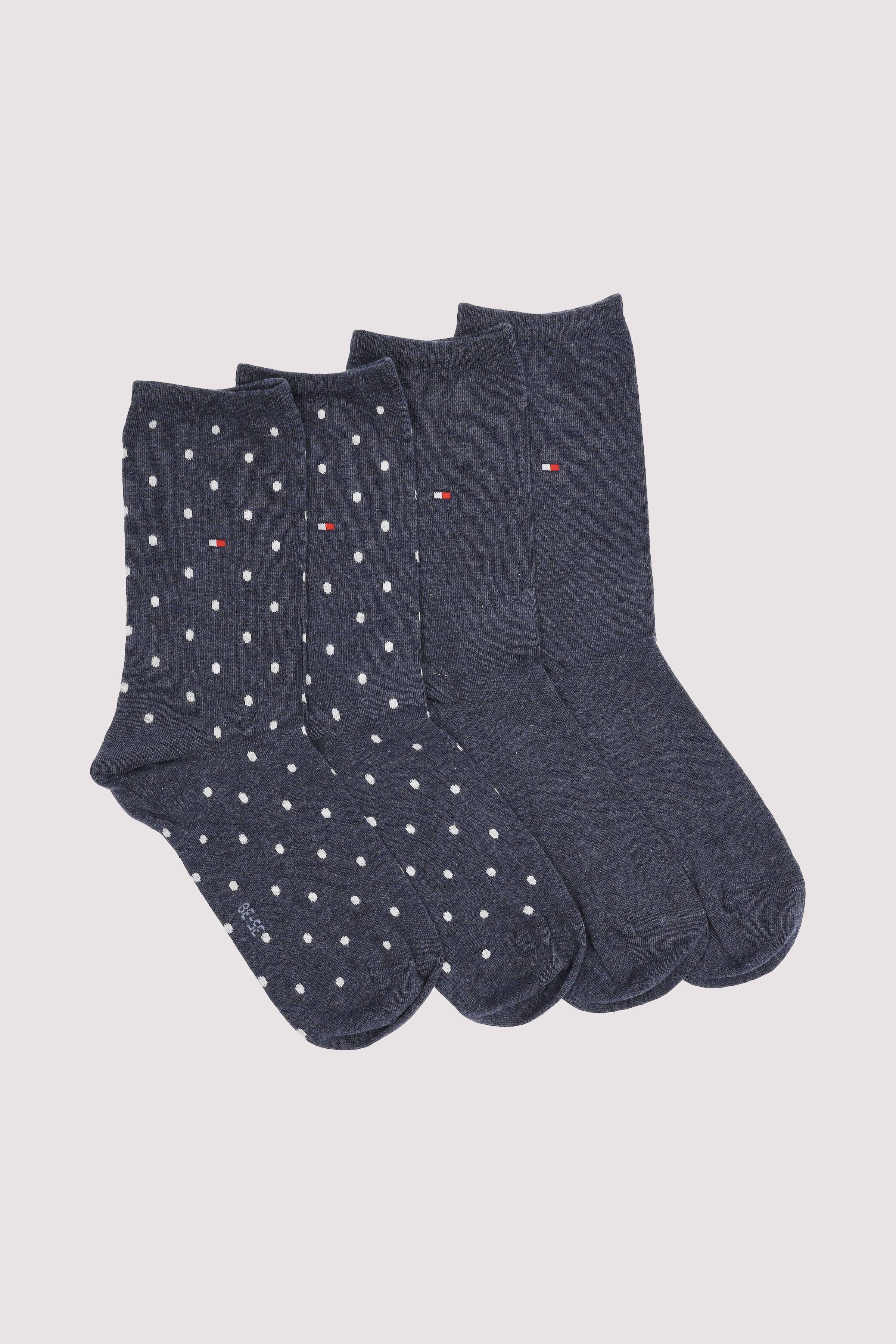 W Sock Dot 2P