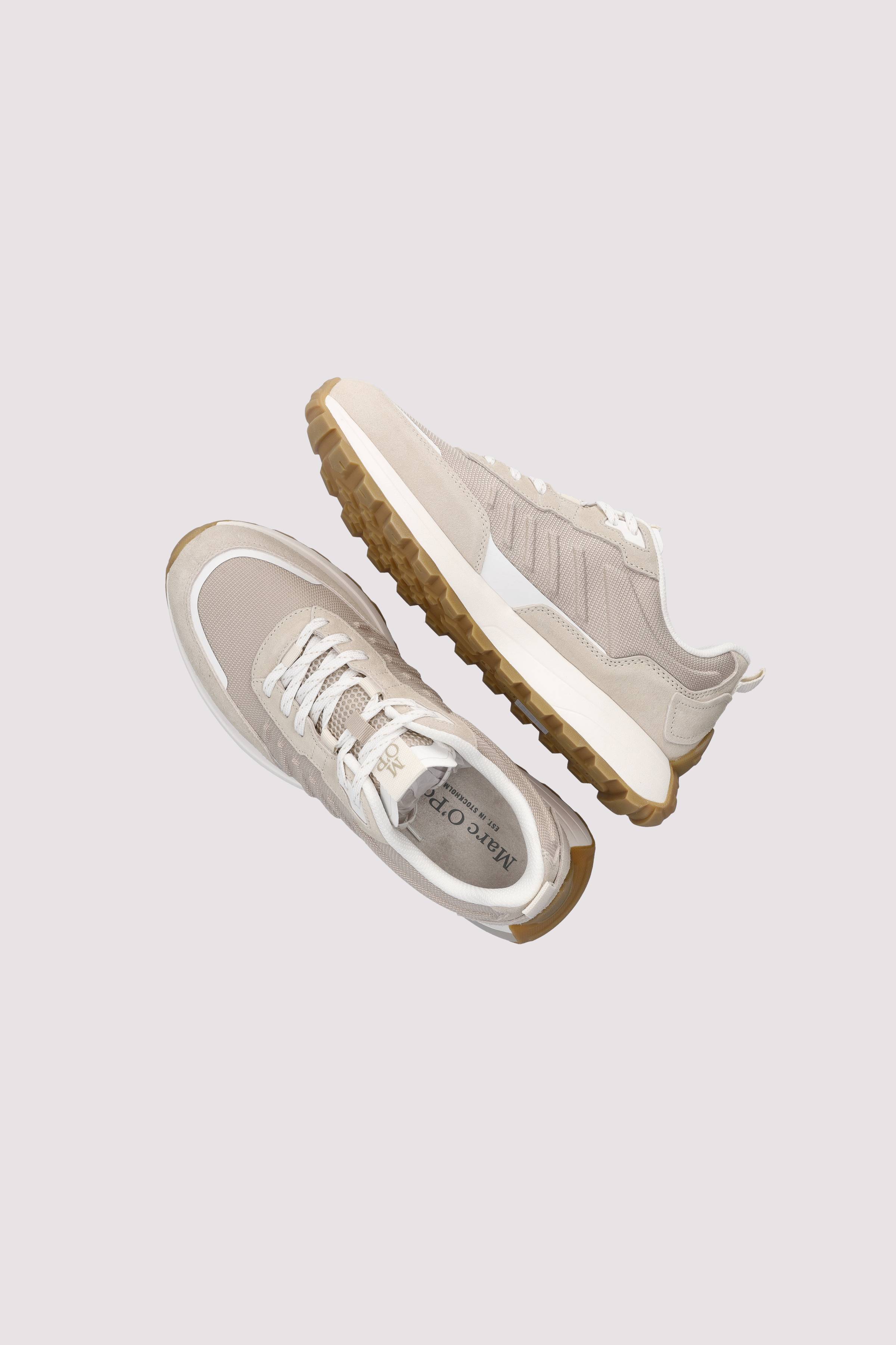 Marc O Polo Schuhe - Marc O'Polo Sneaker Leder Grau