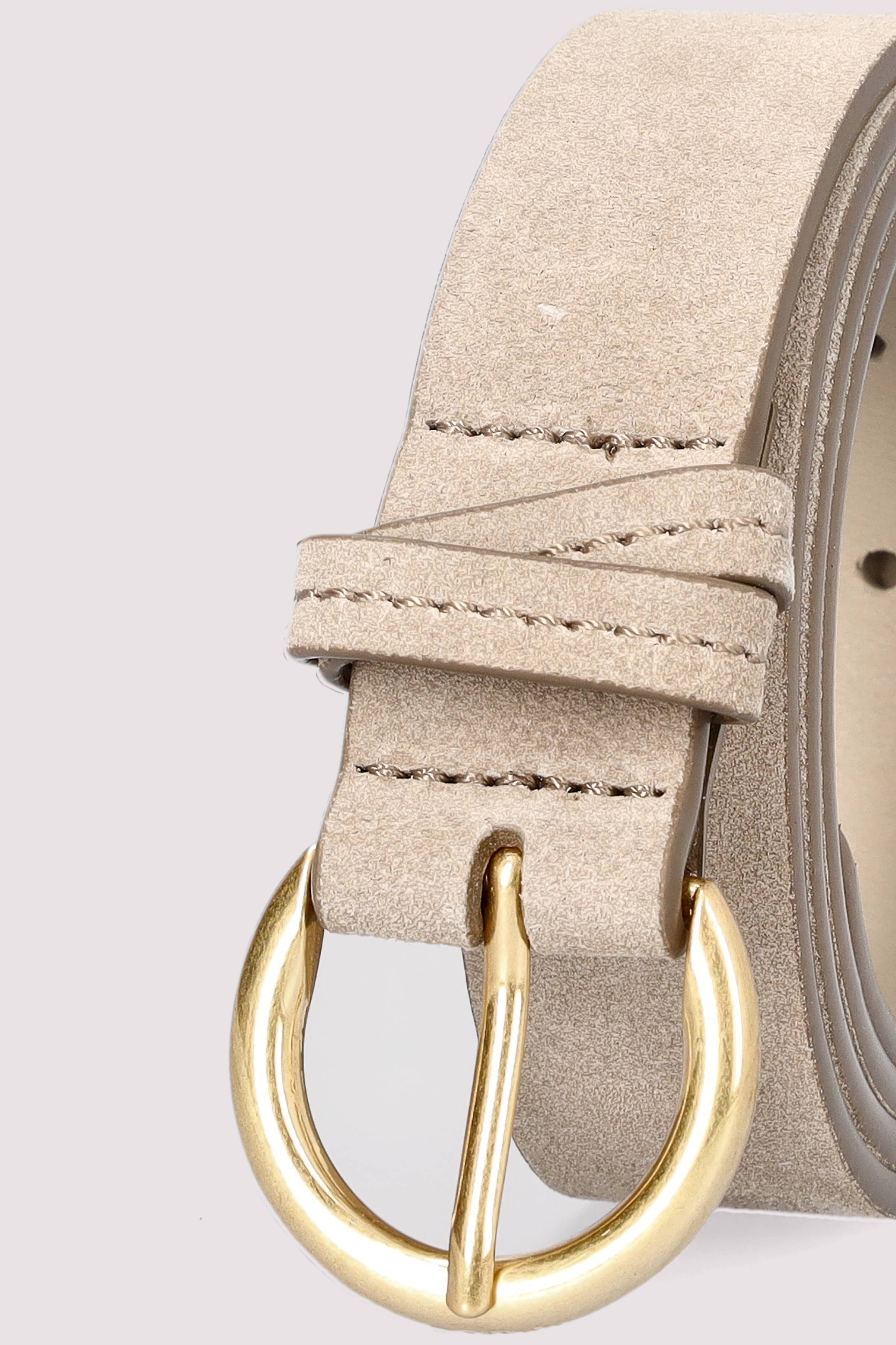 Marc O'Polo Ledergürtel Taupe