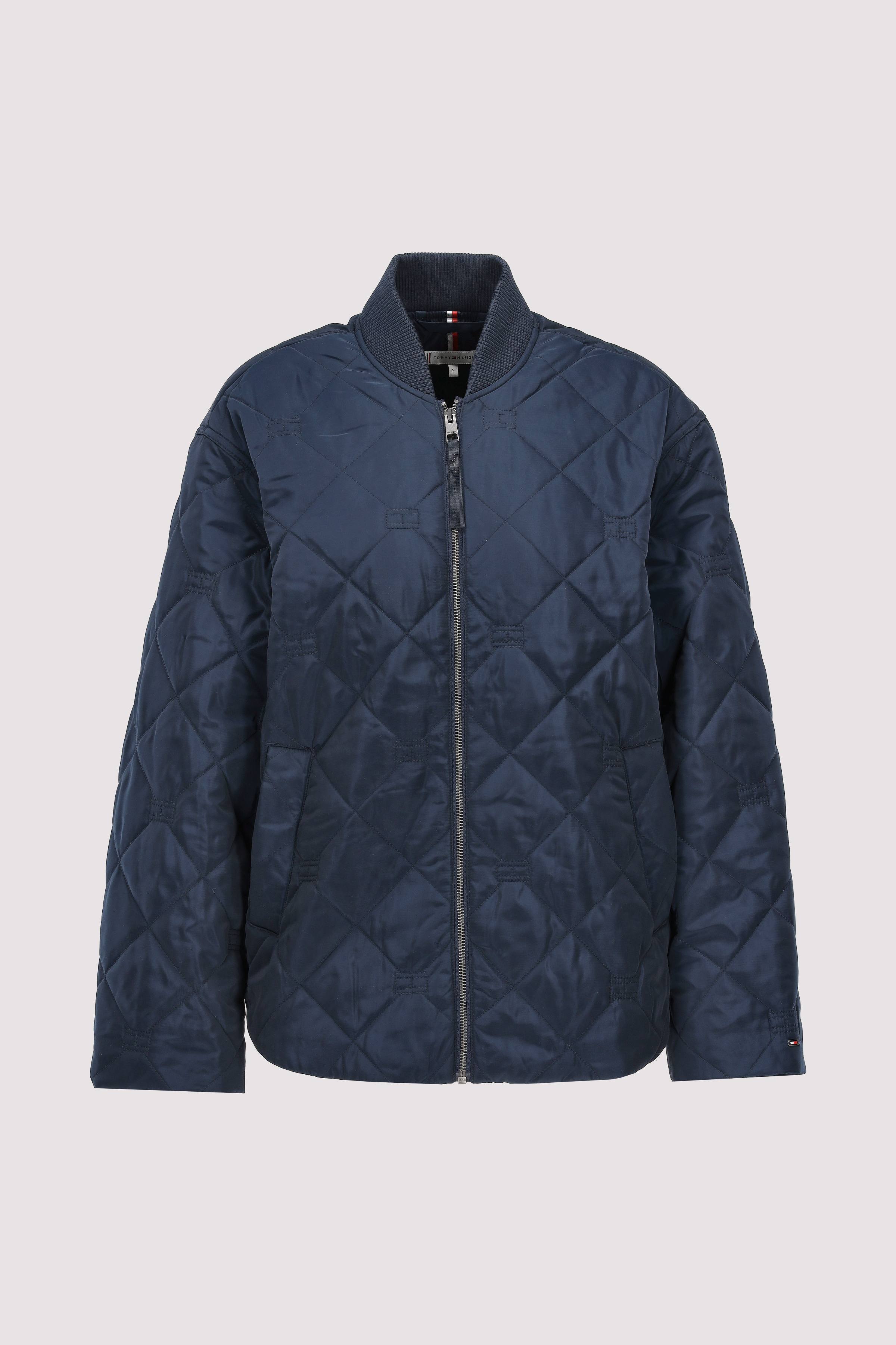 PADDED FLAG QUILTED BOMBER