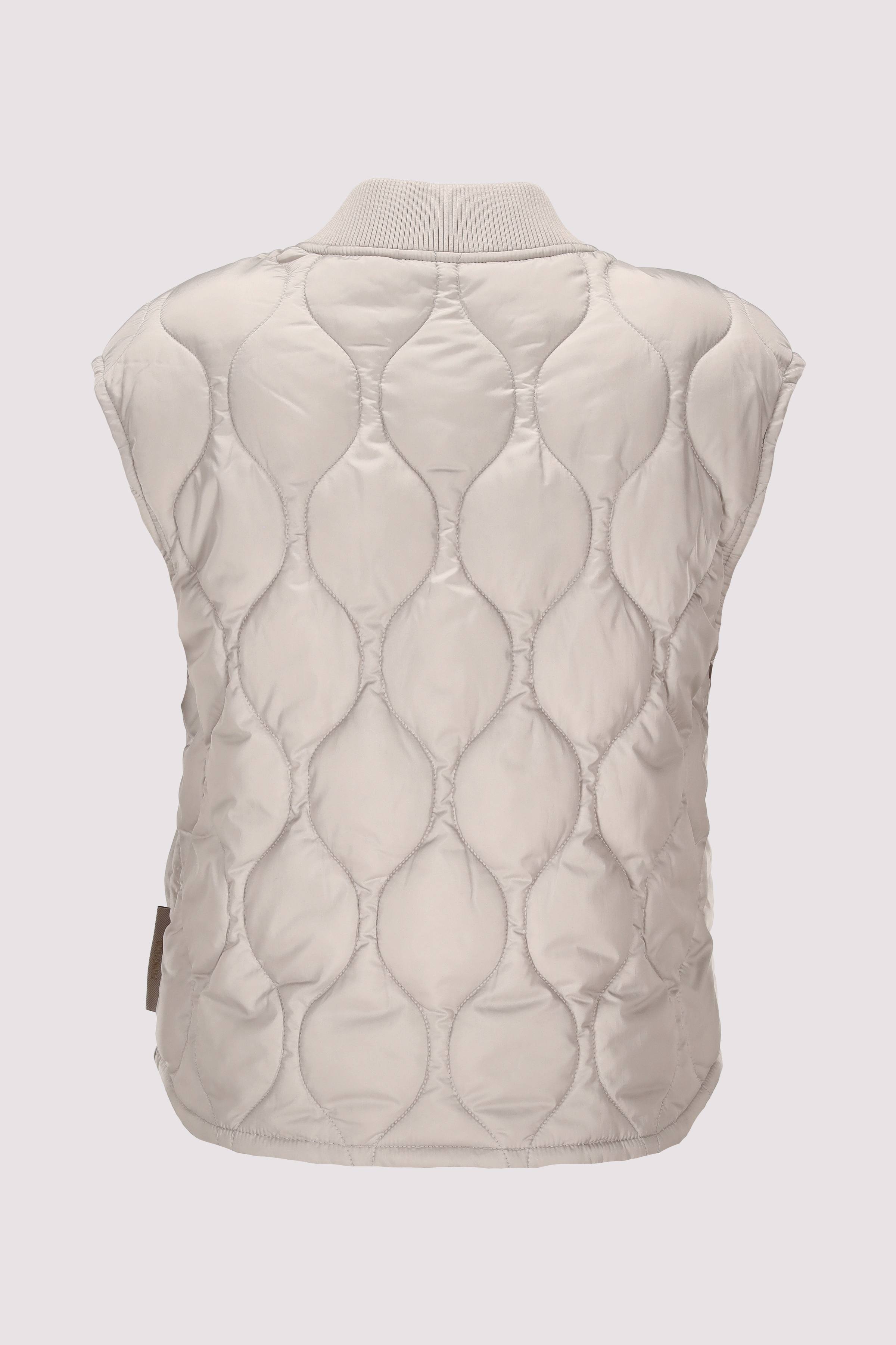 Kurze Weste Beige, vielseitig