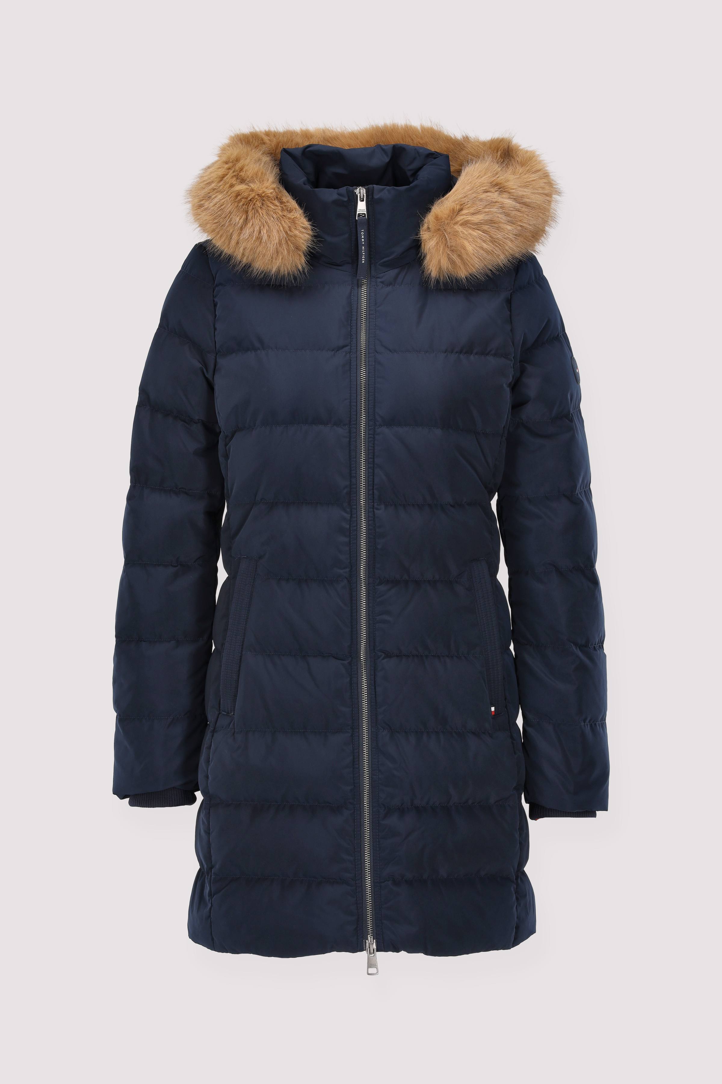 Tommy Hilfiger Damen Wintermantel blau