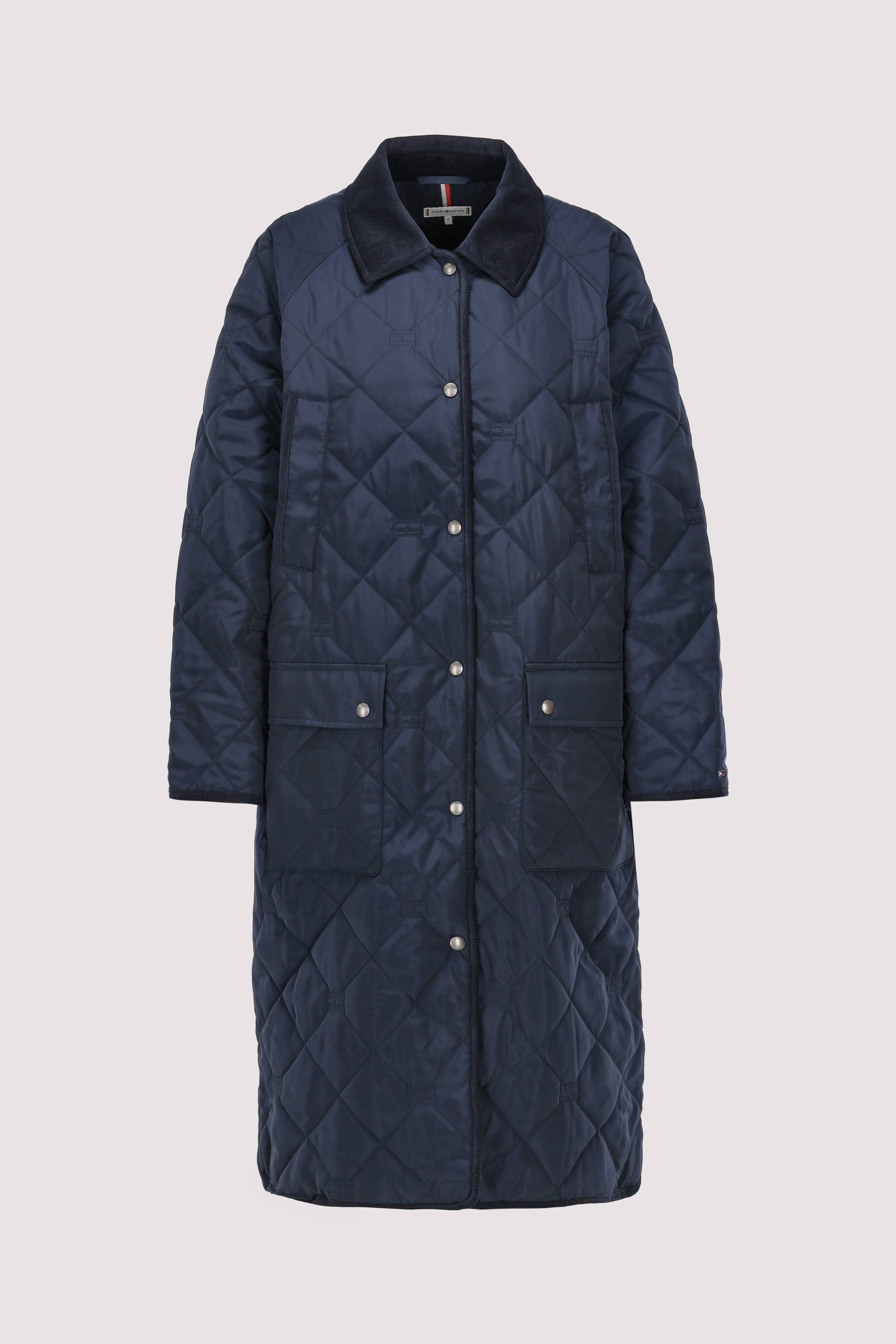 PADDED FLAG QUILTED COAT