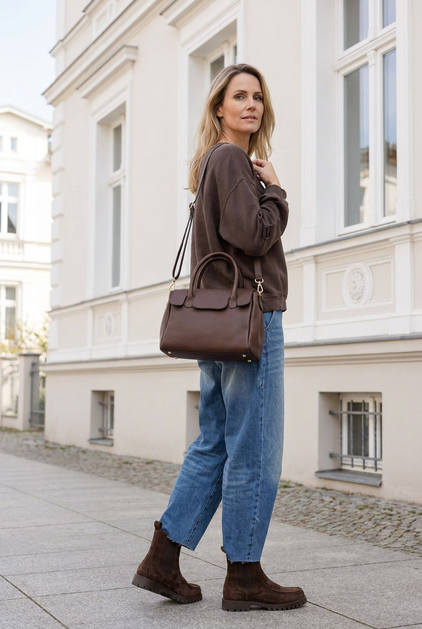 elegante braune Handtasche Marlon Bags