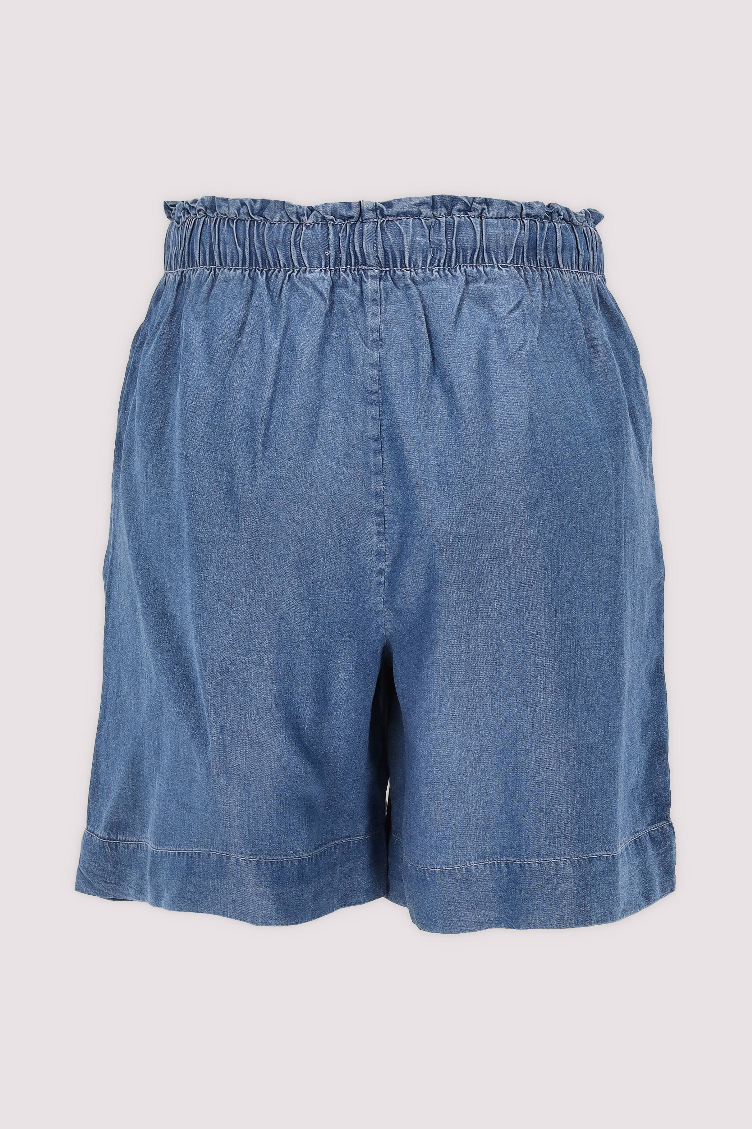 Selected Damen-Shorts Medium Blue Denim
