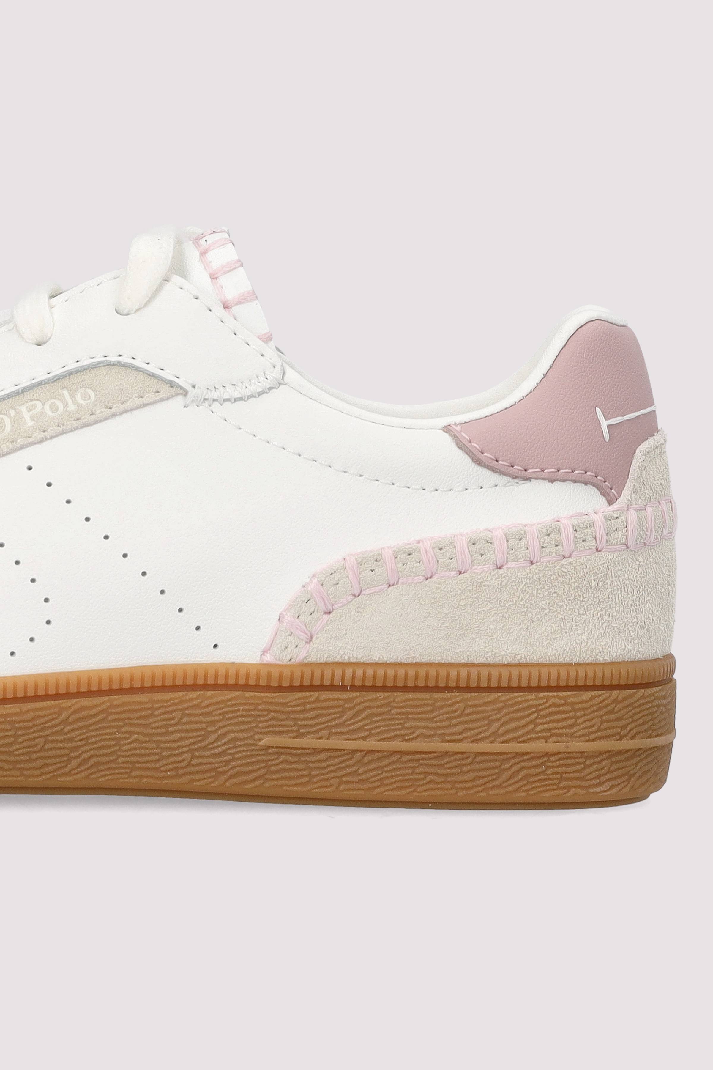 Marc O'Polo Damen Sneaker Offwhite-Rose