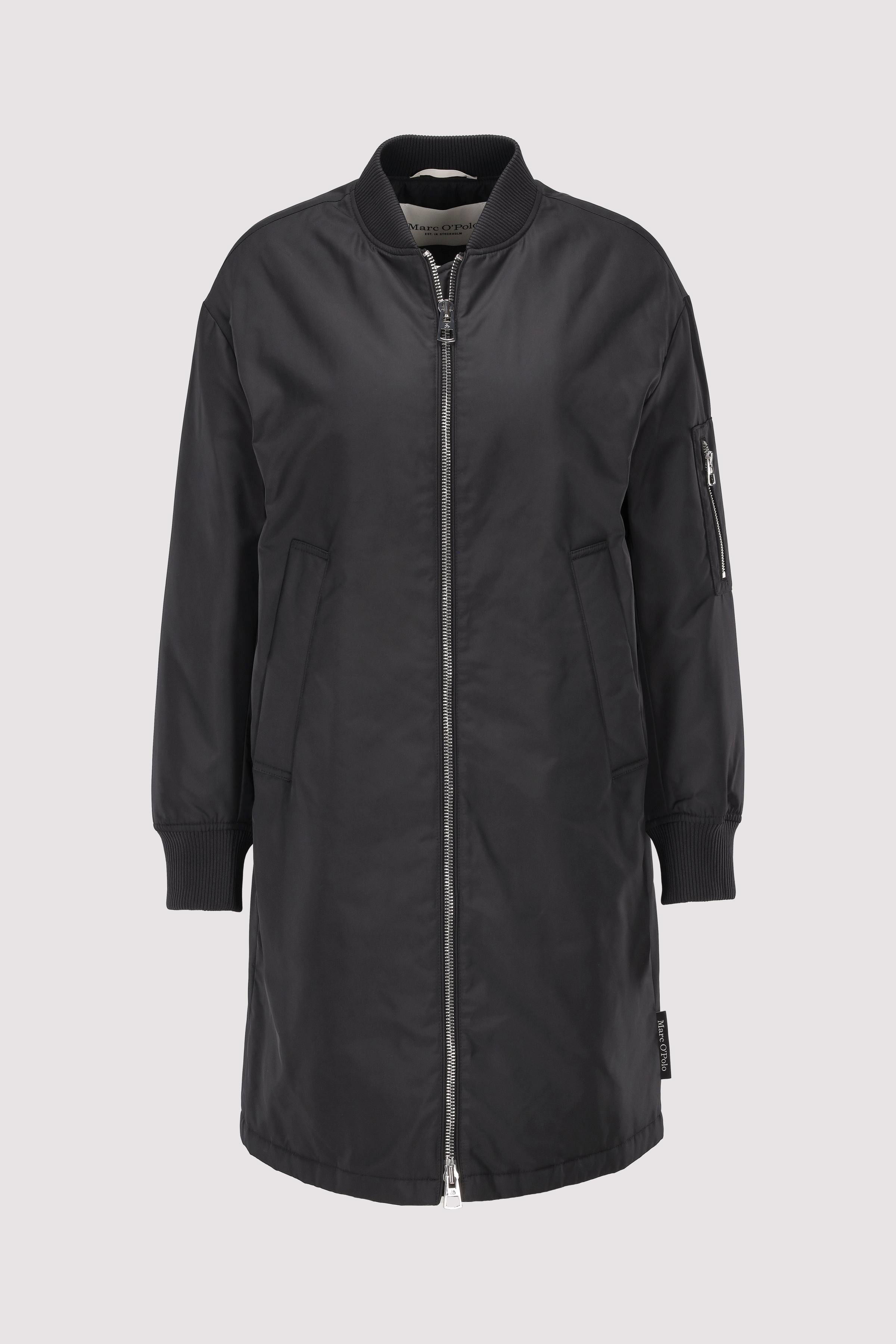 Blouson coat, light padded, kn | Black | 34 | 7325869068095