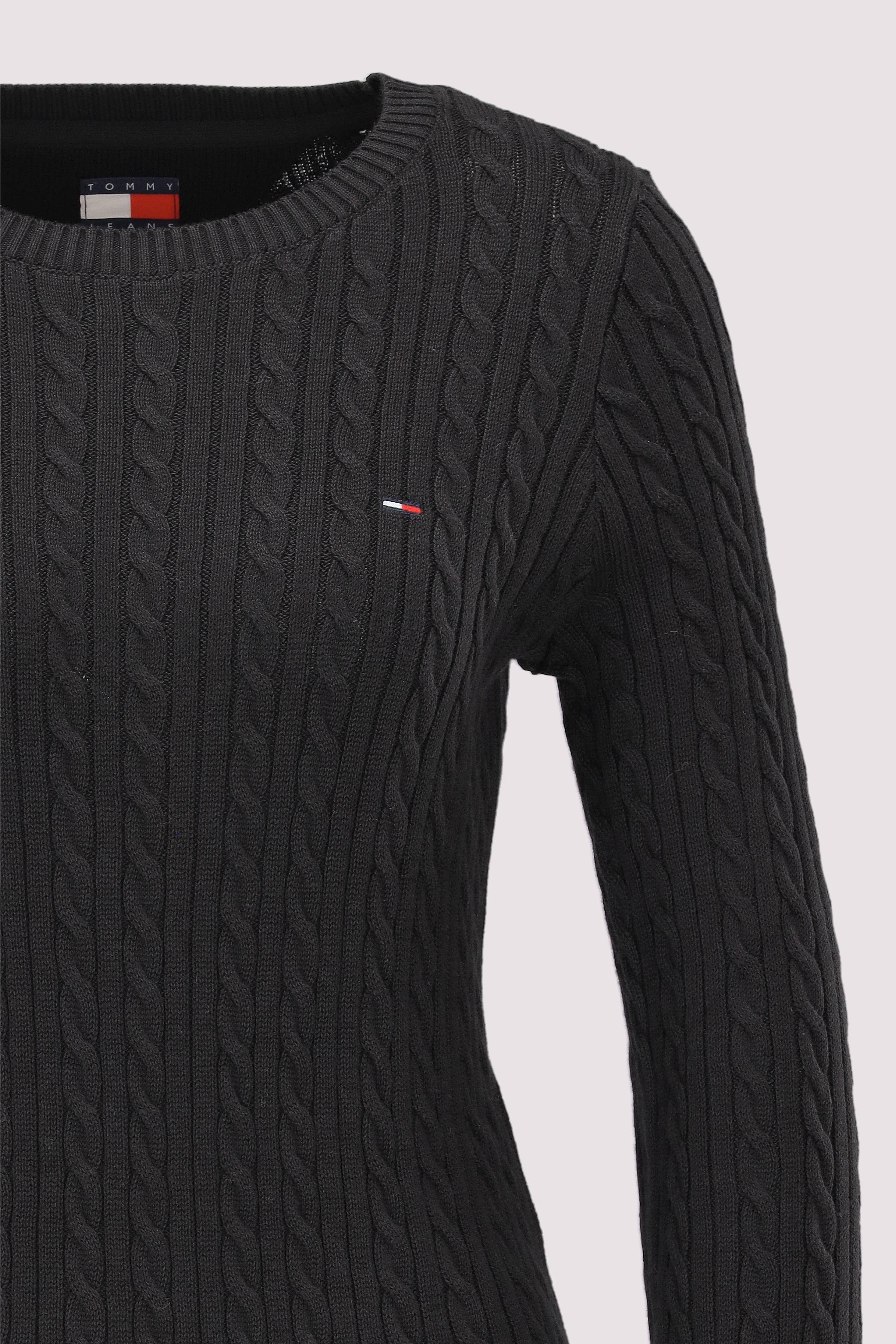 Tommy Jeans - TJW CABLE ESSENTIAL SWEATER Tommy Jeans - TJW CABLE ESSENTIAL SWEATER