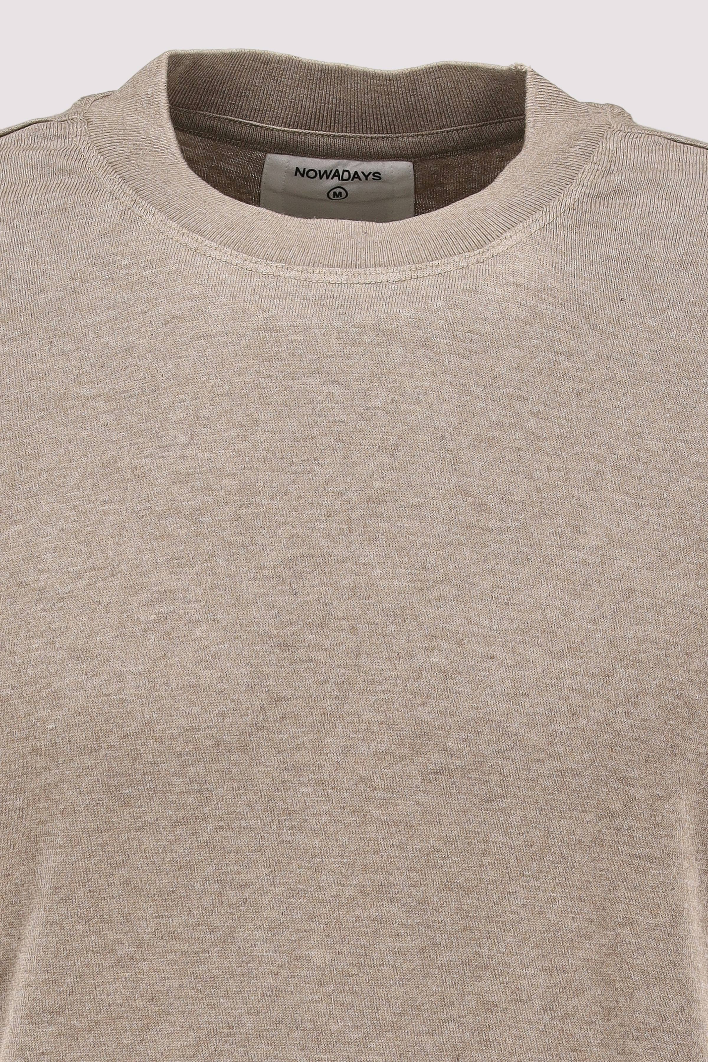 NOWADAYS - NOWADAYS Herren T-Shirt Weatheres teak